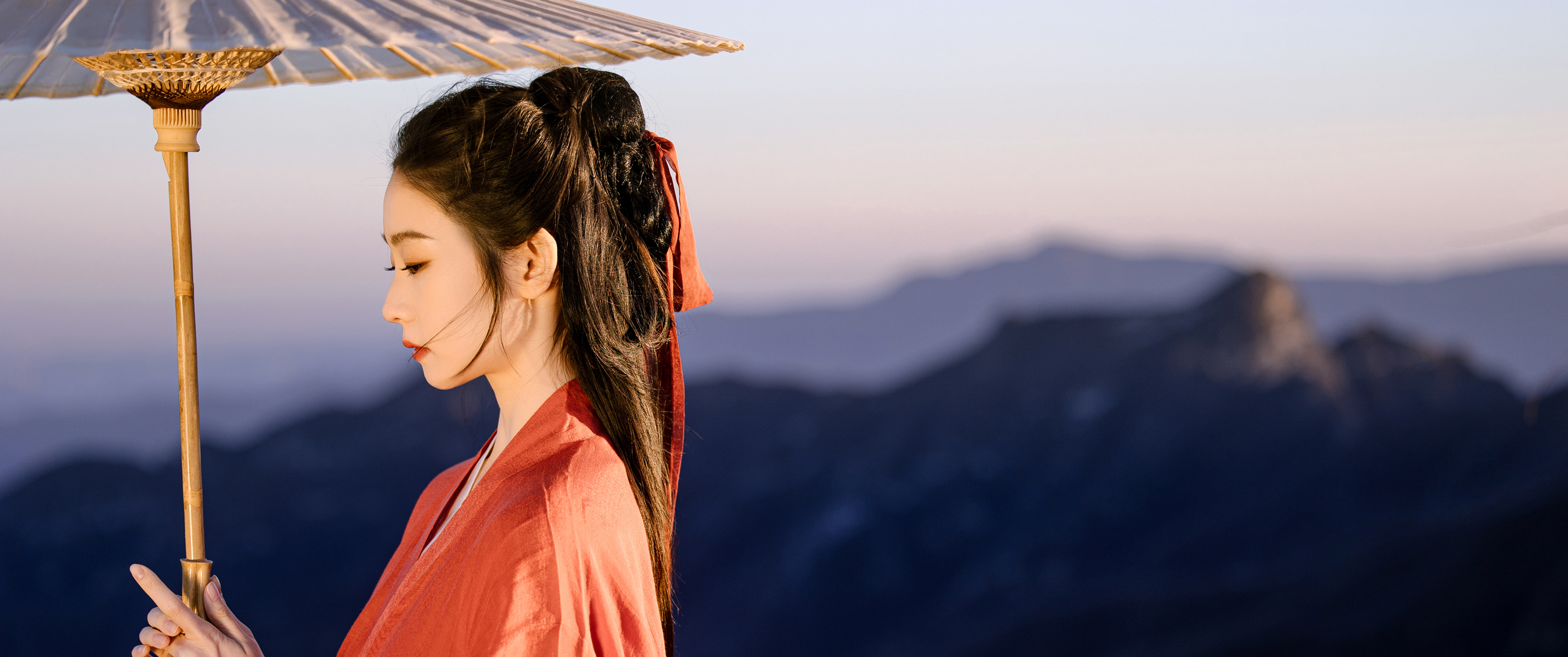 唯美 古风 美女 侧脸 34