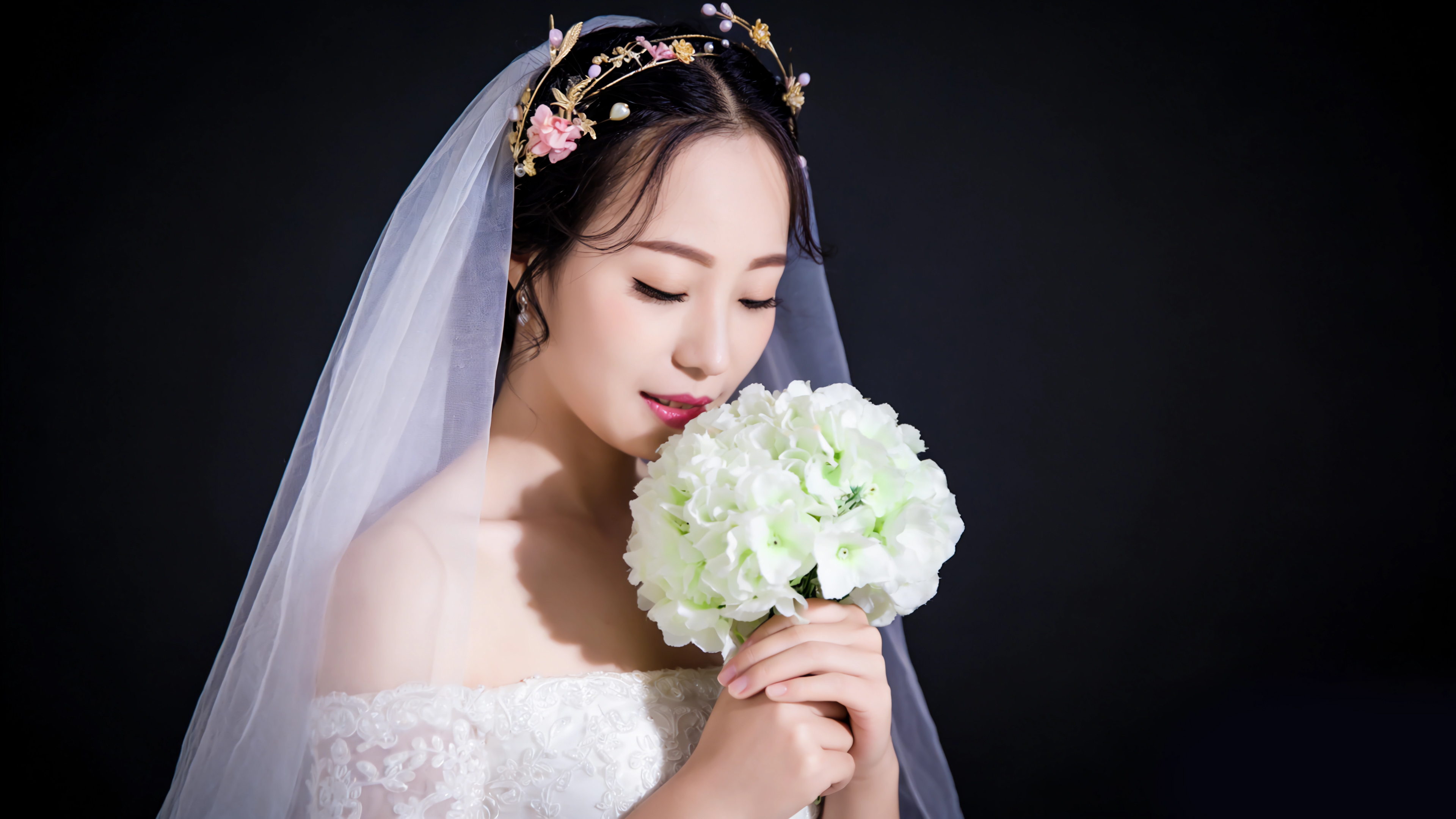 唯美 好看的新娘 婚纱照