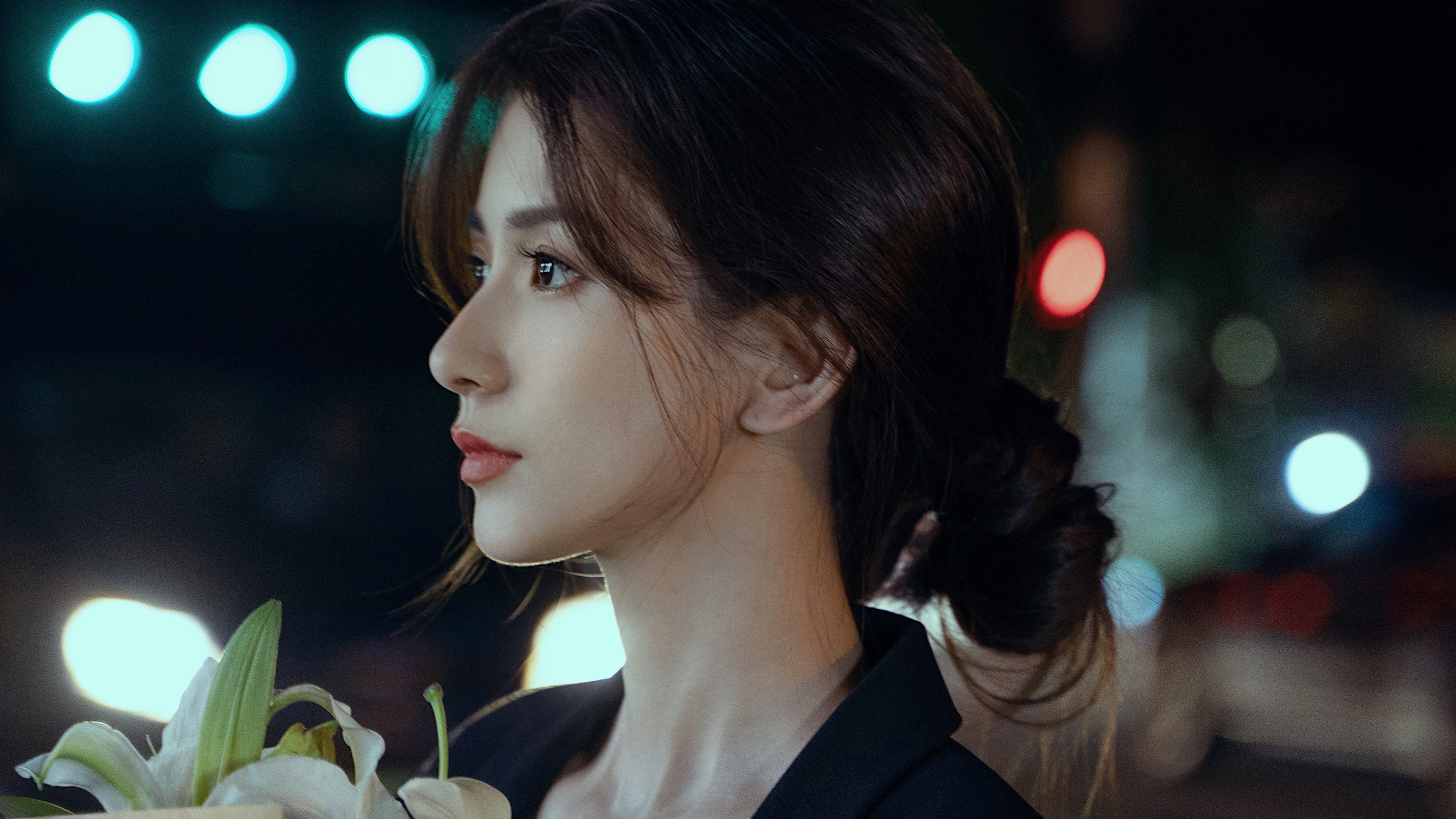 女神王秋紫 夜拍 4k美女