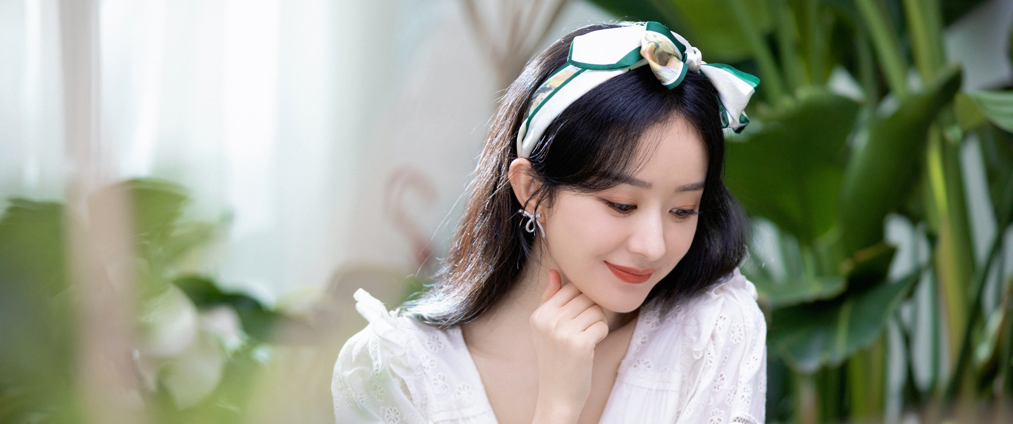 小清新美女赵丽颖3440x1