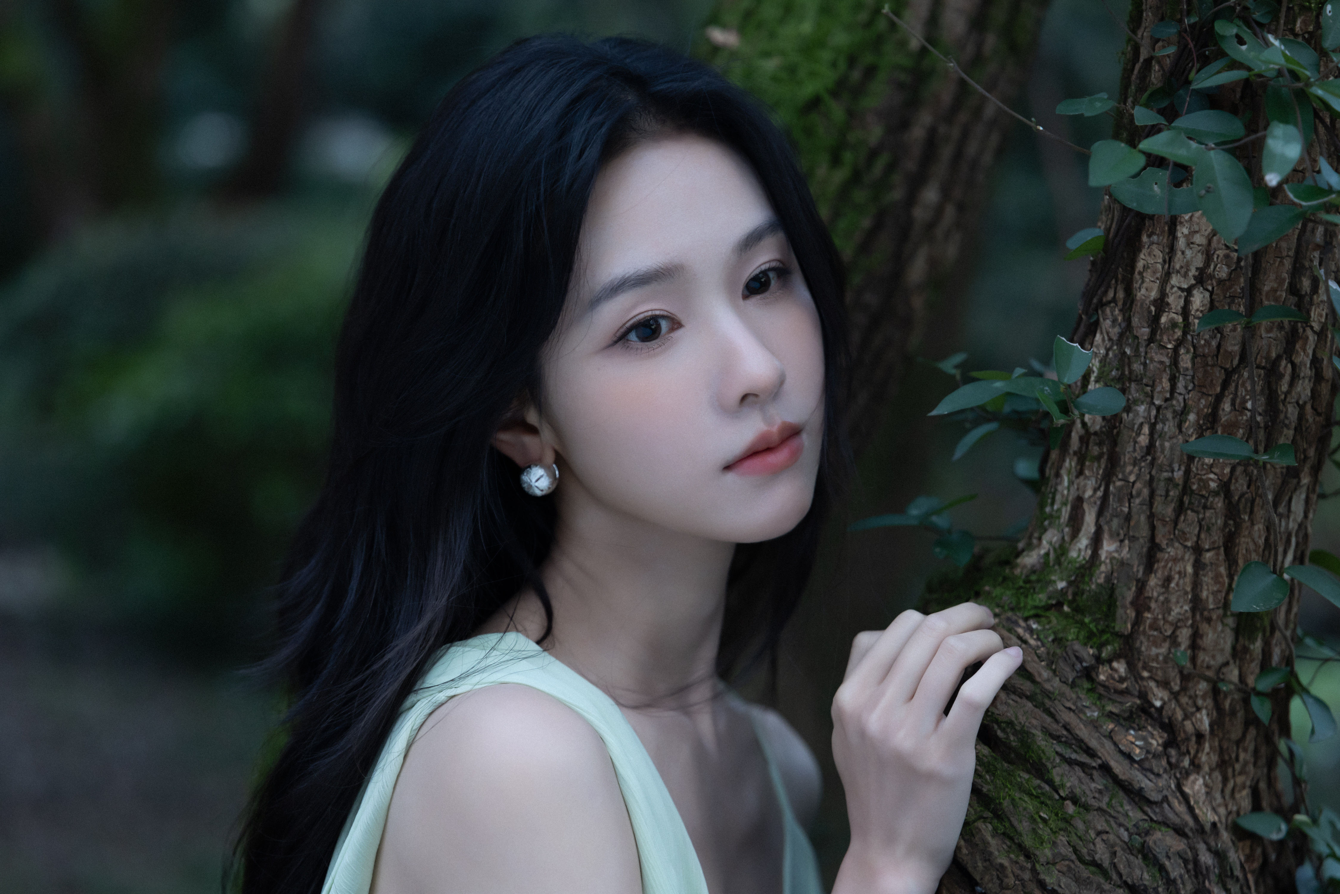 森林树美女陈都灵4K电脑