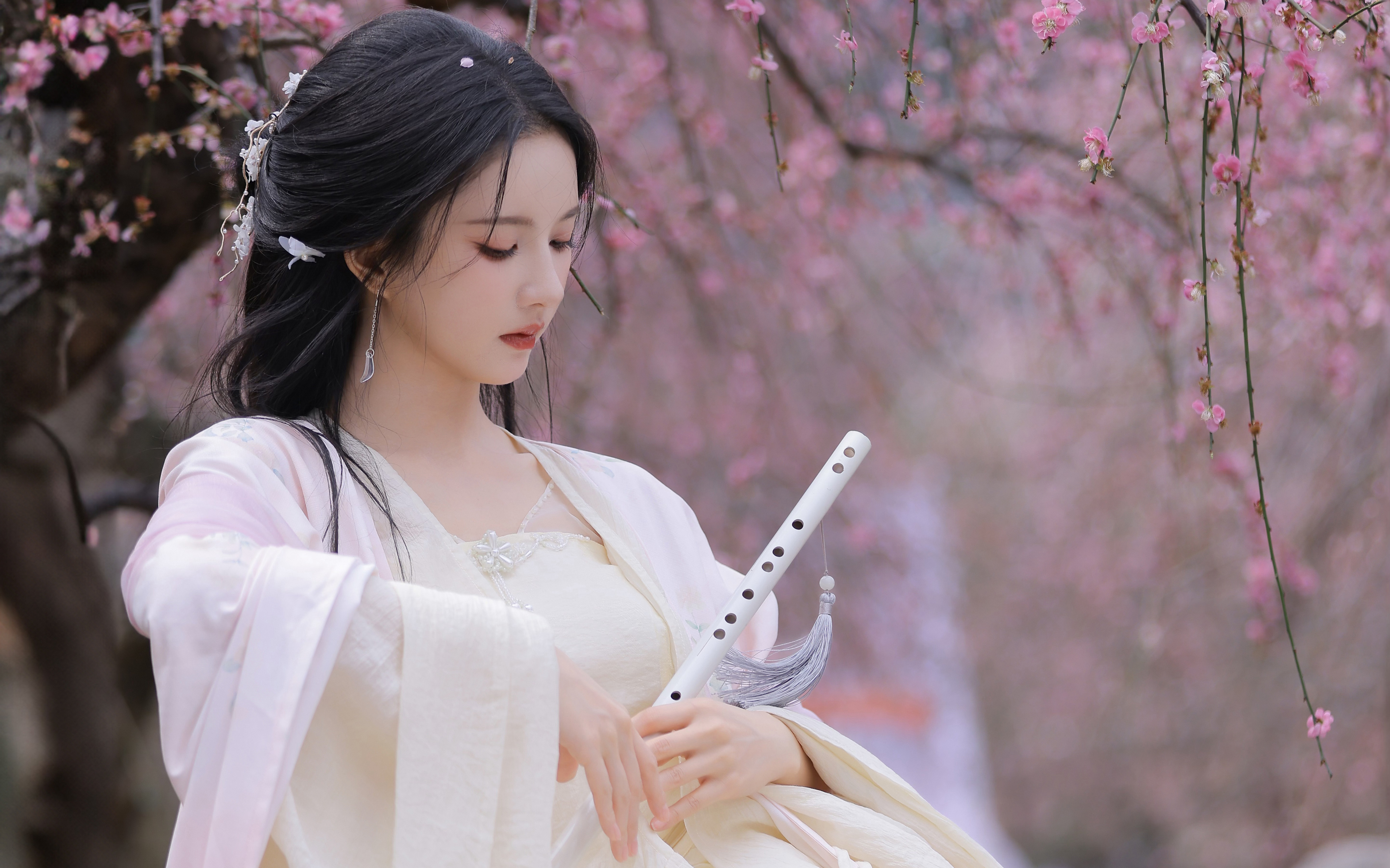 樱花 古风美女 刘些宁 4