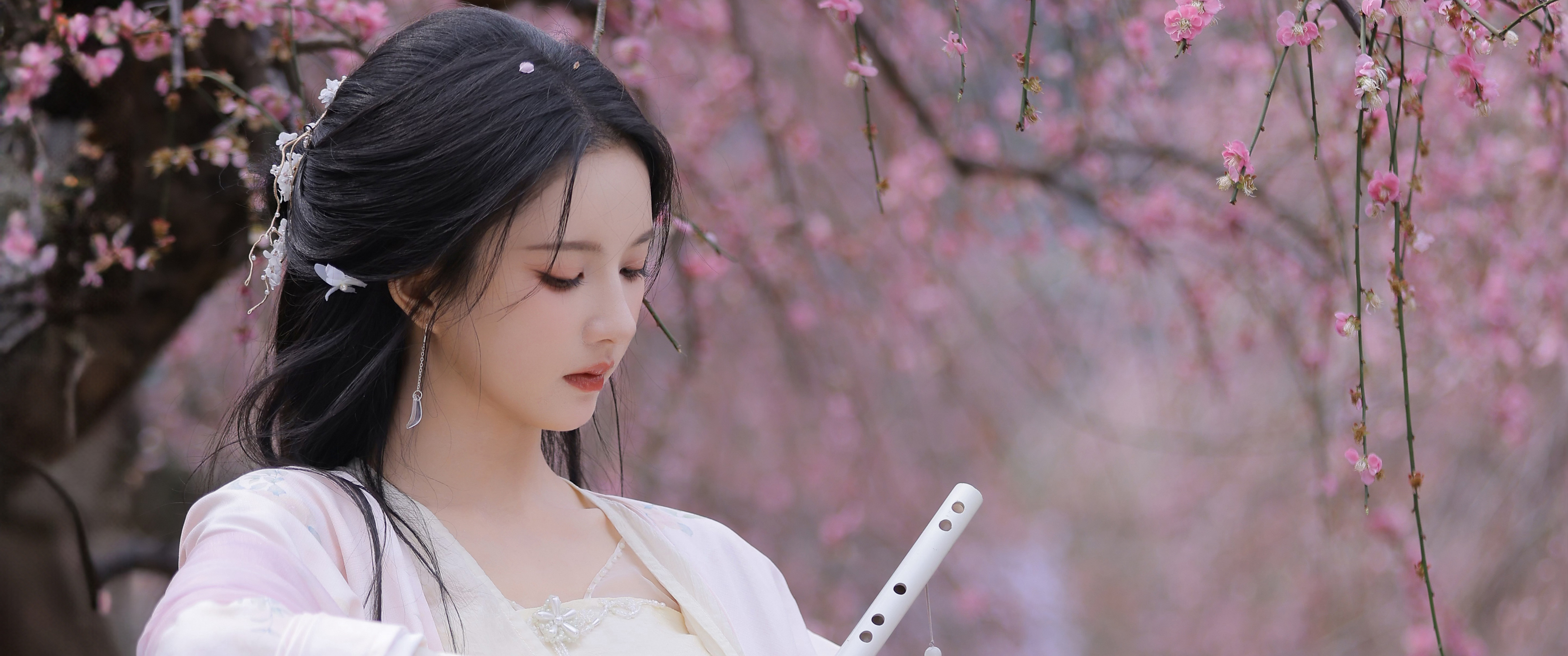 樱花 古风美女 刘些宁34