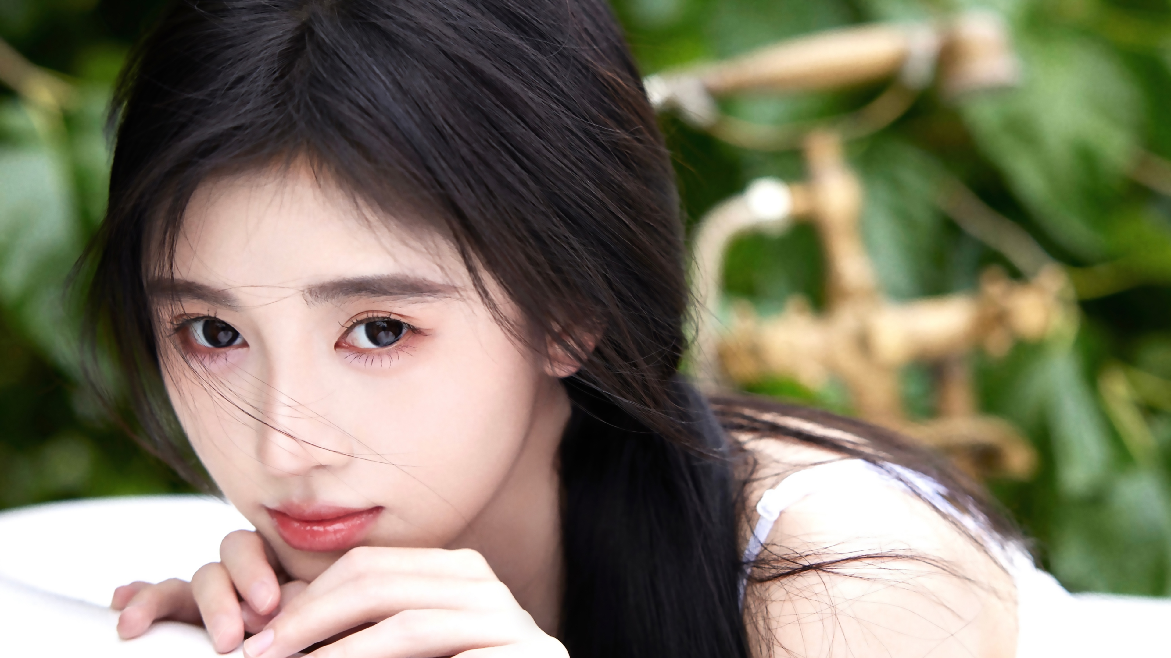 清新可爱美女鞠婧祎4k壁
