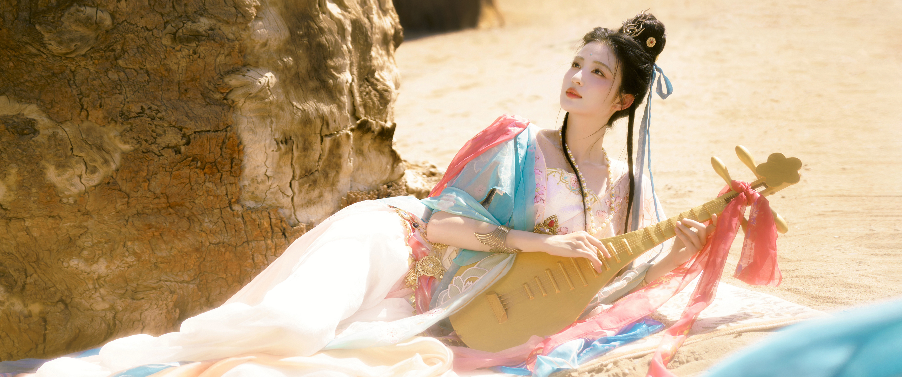 王楚然敦煌神女 琵琶 34