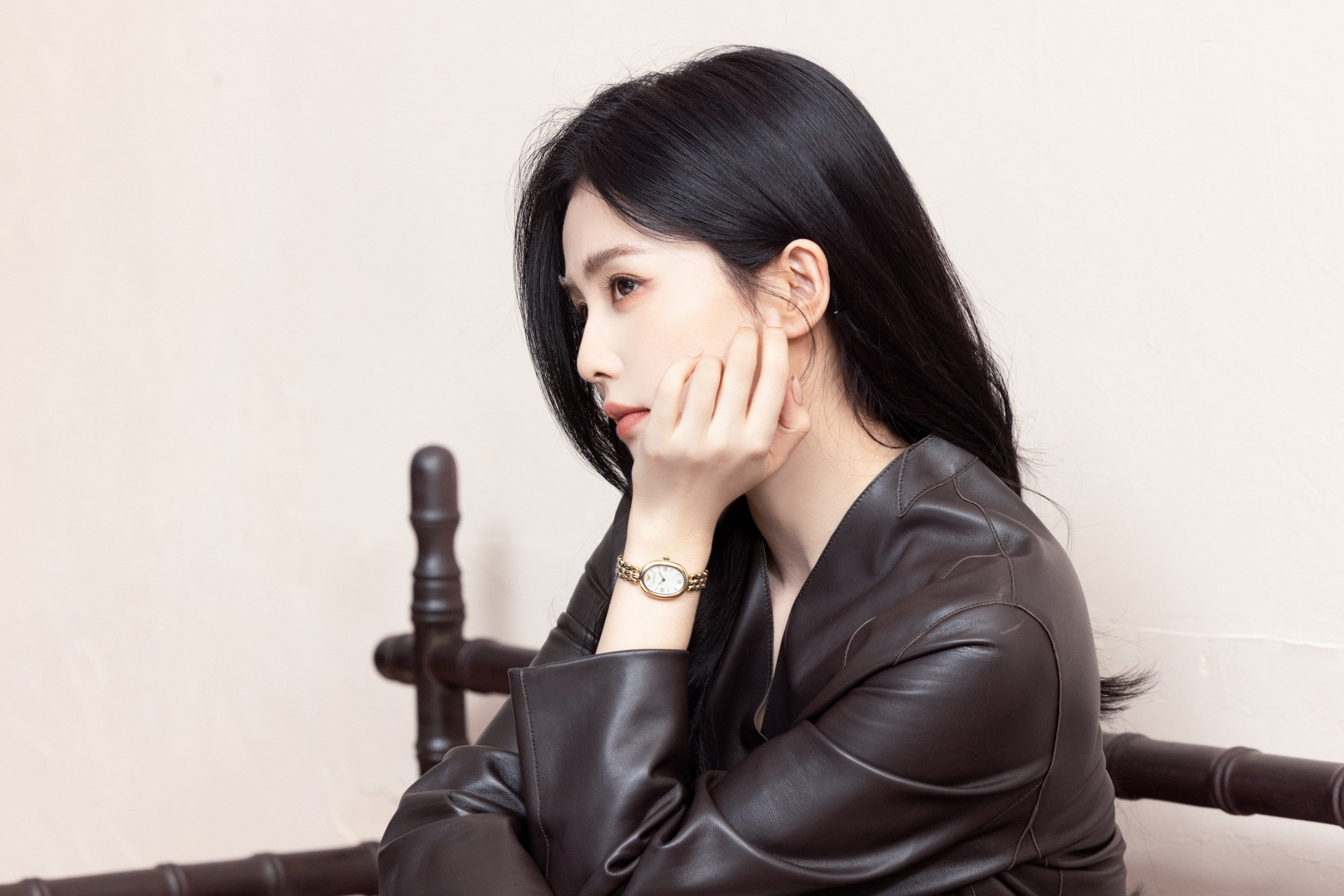 白鹿 侧脸 高清美女 4K