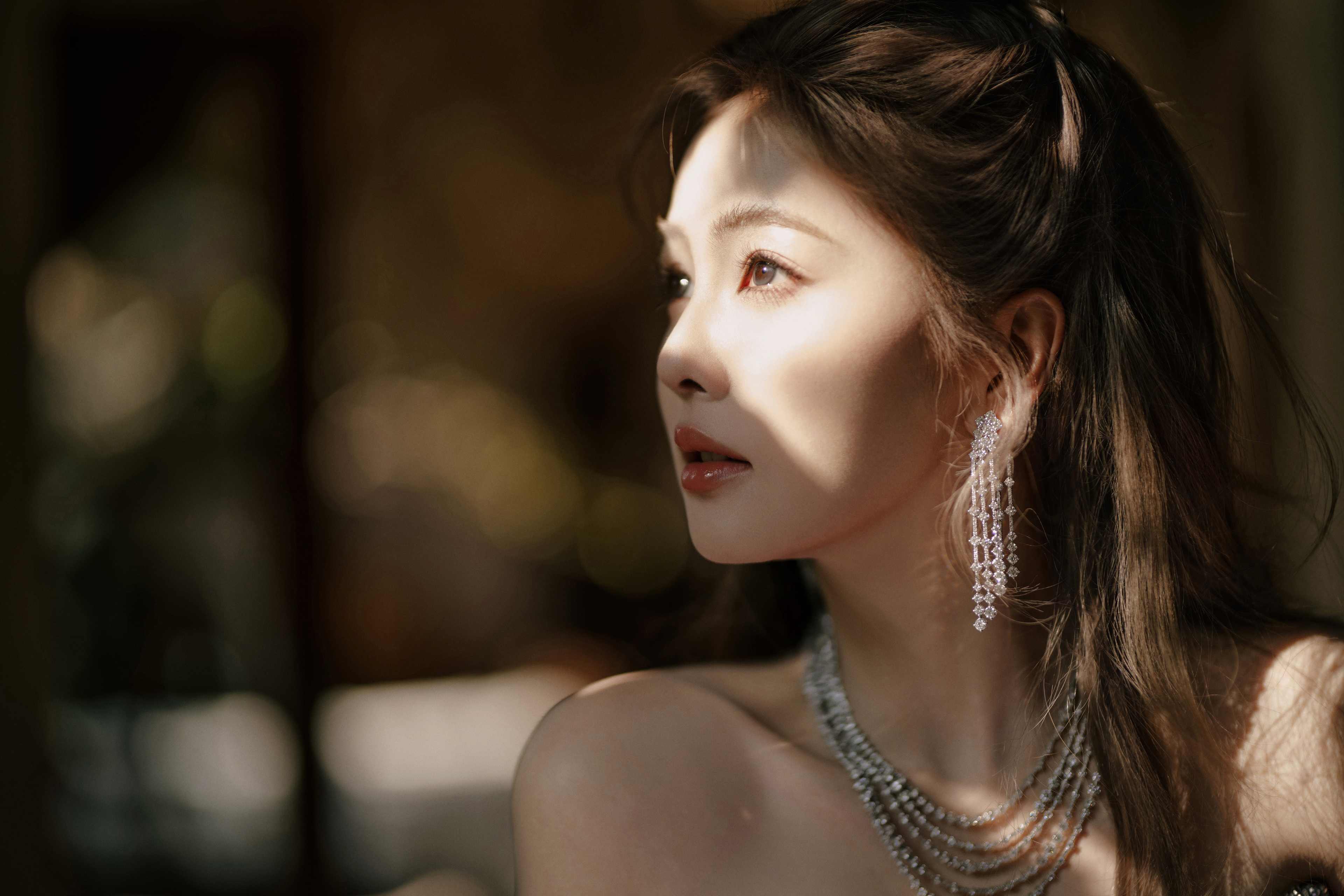 白鹿 光影美女 4k壁纸38