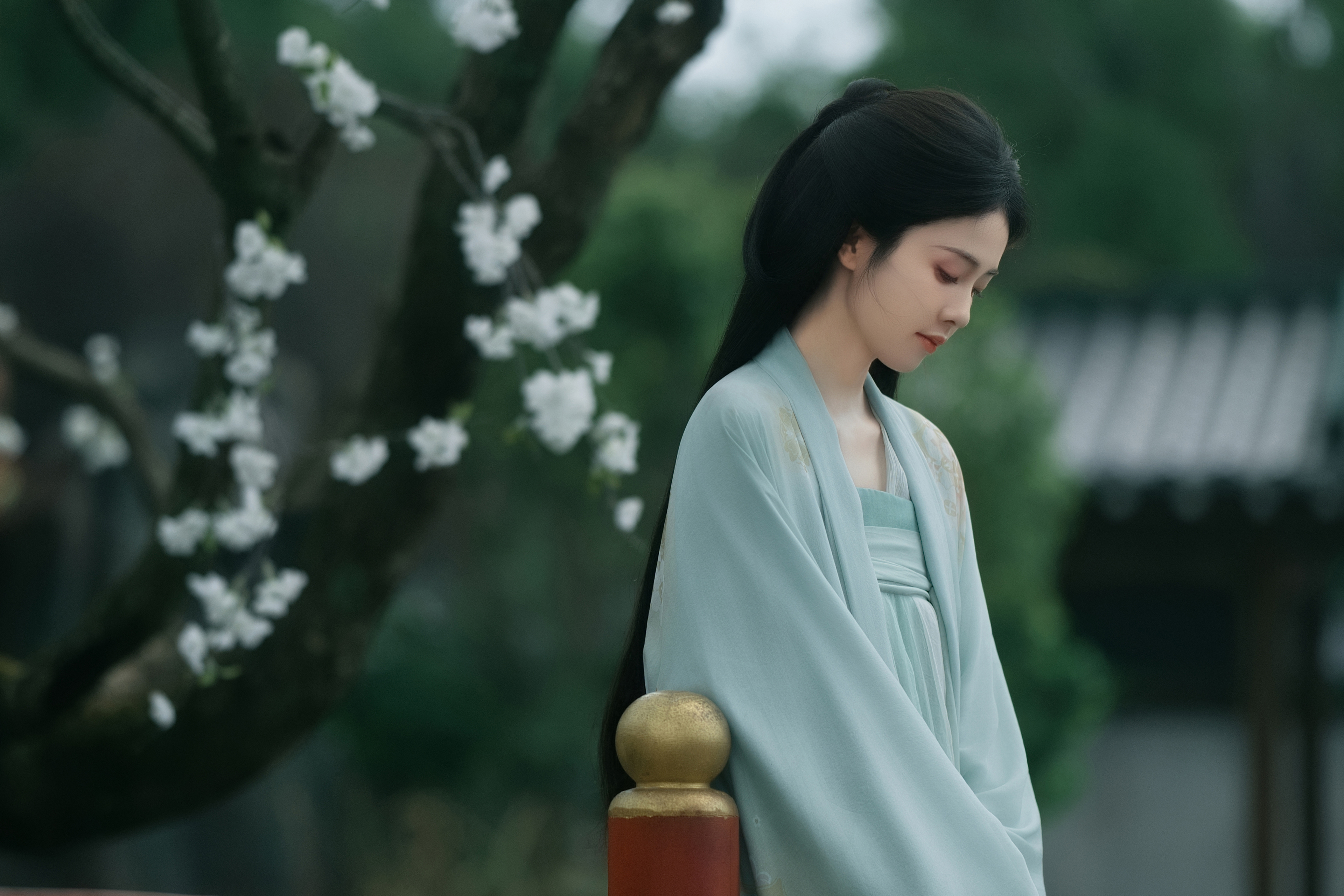 白鹿 唯美古风 4k美女壁