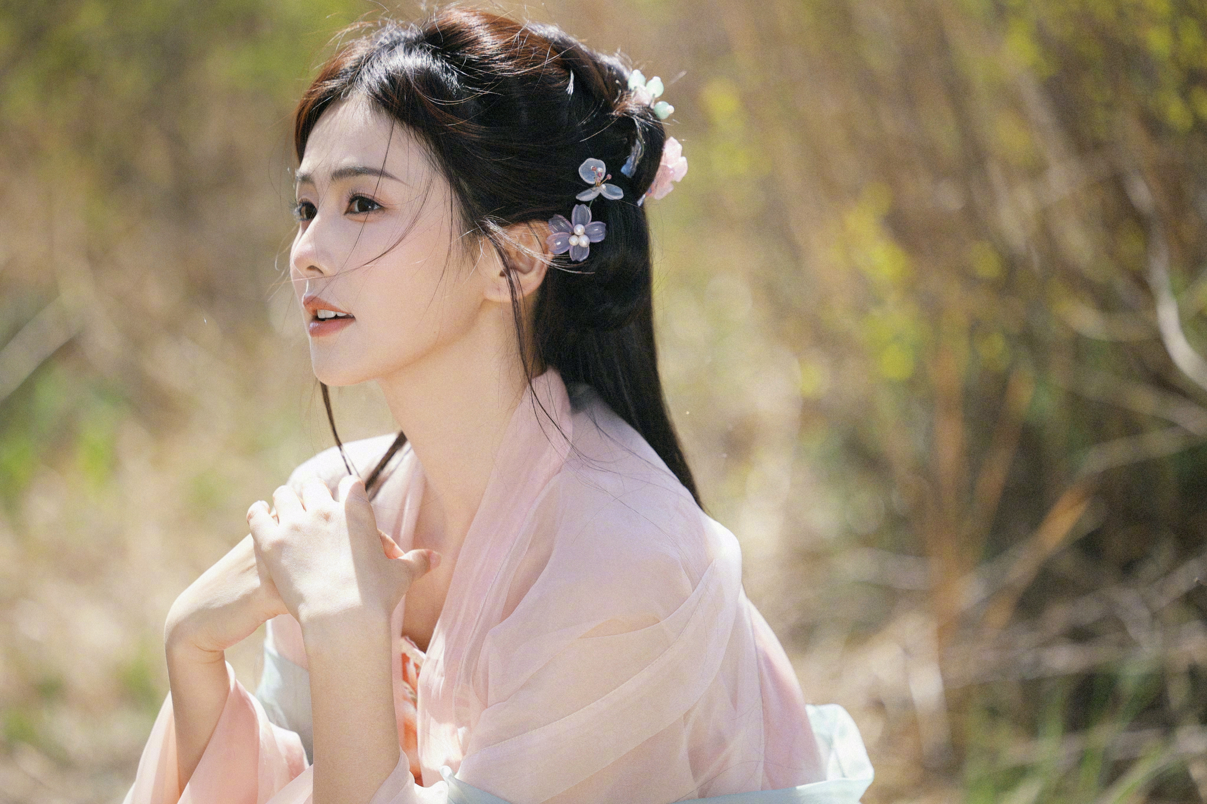 白鹿 唯美古风古装美女4