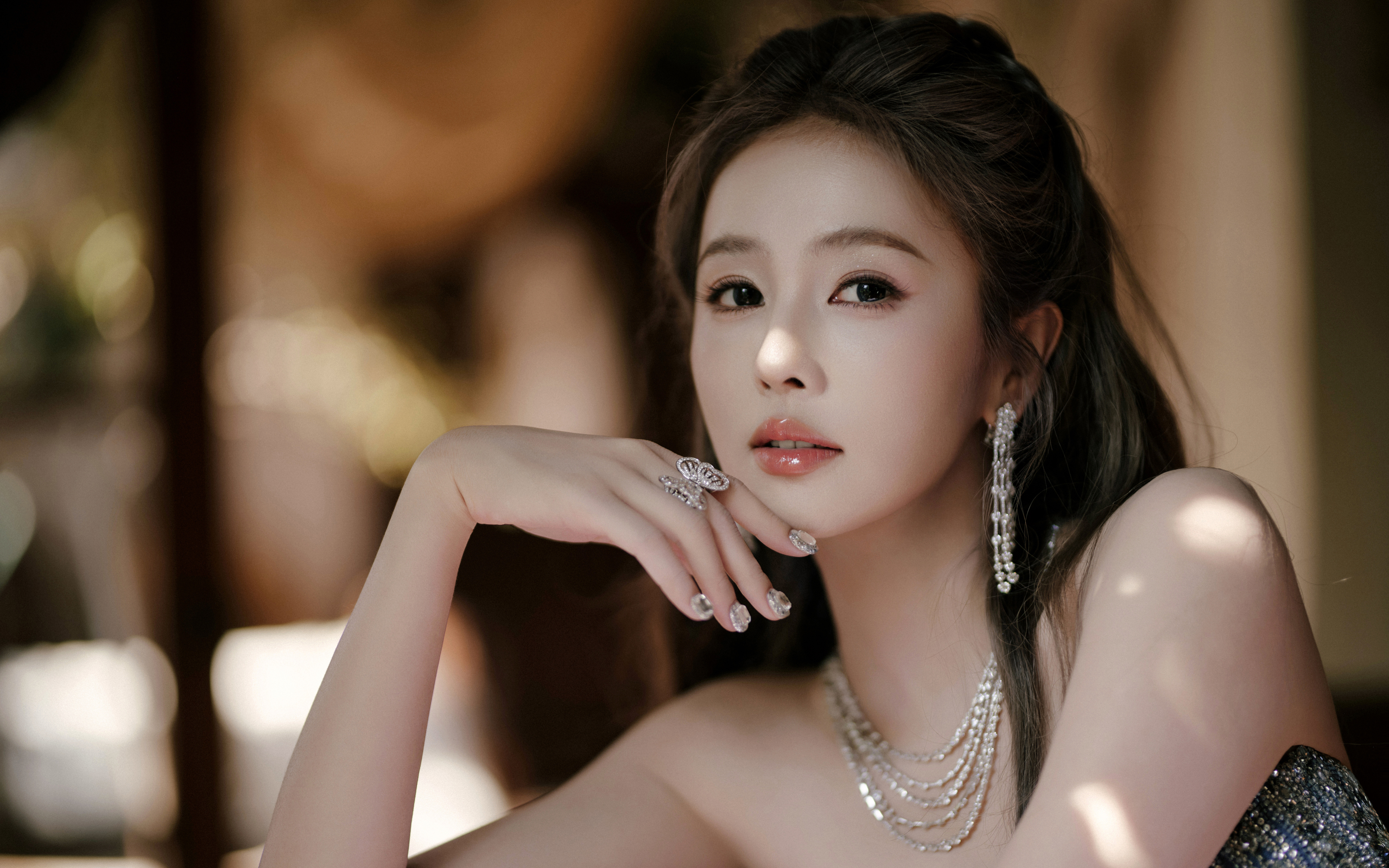 白鹿 高清养眼美女 4k壁