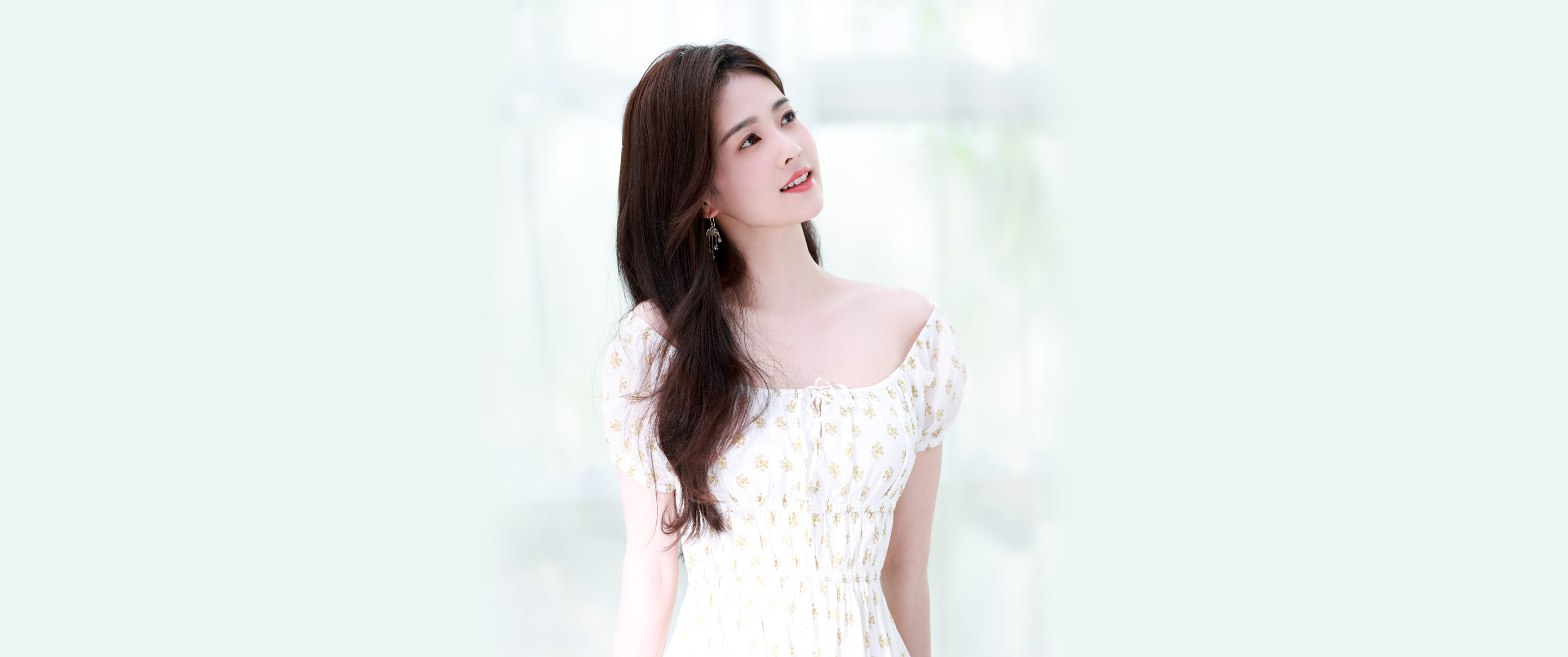 美女白鹿小清新3440x144