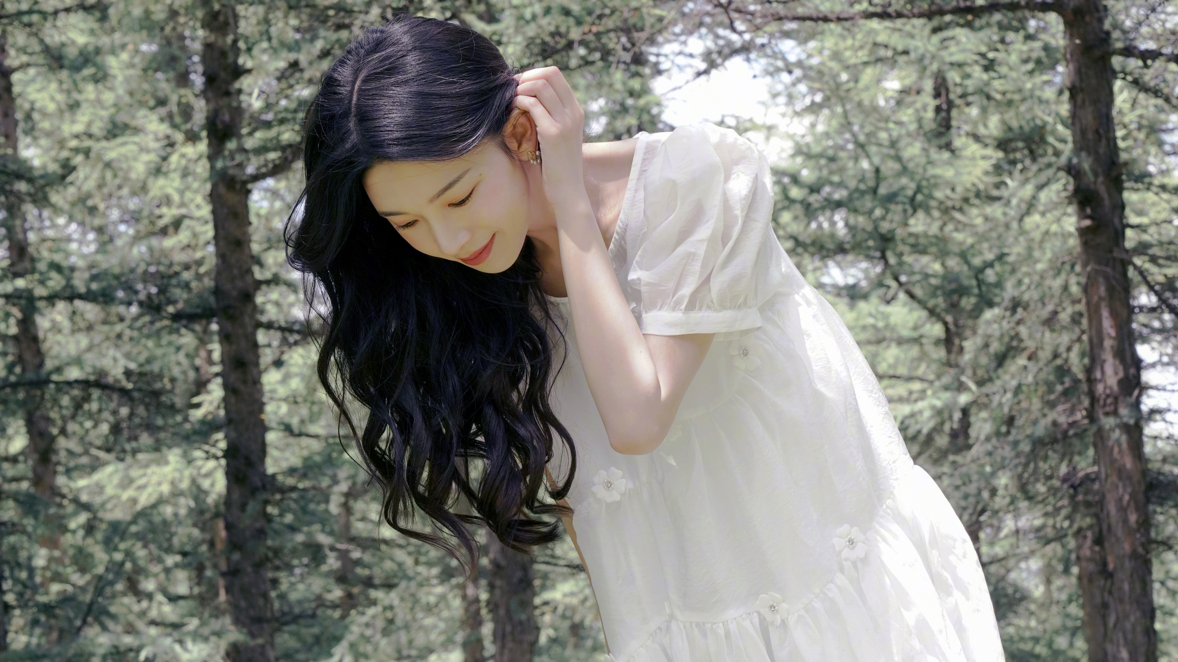 陈瑶 小清新森系美女4k
