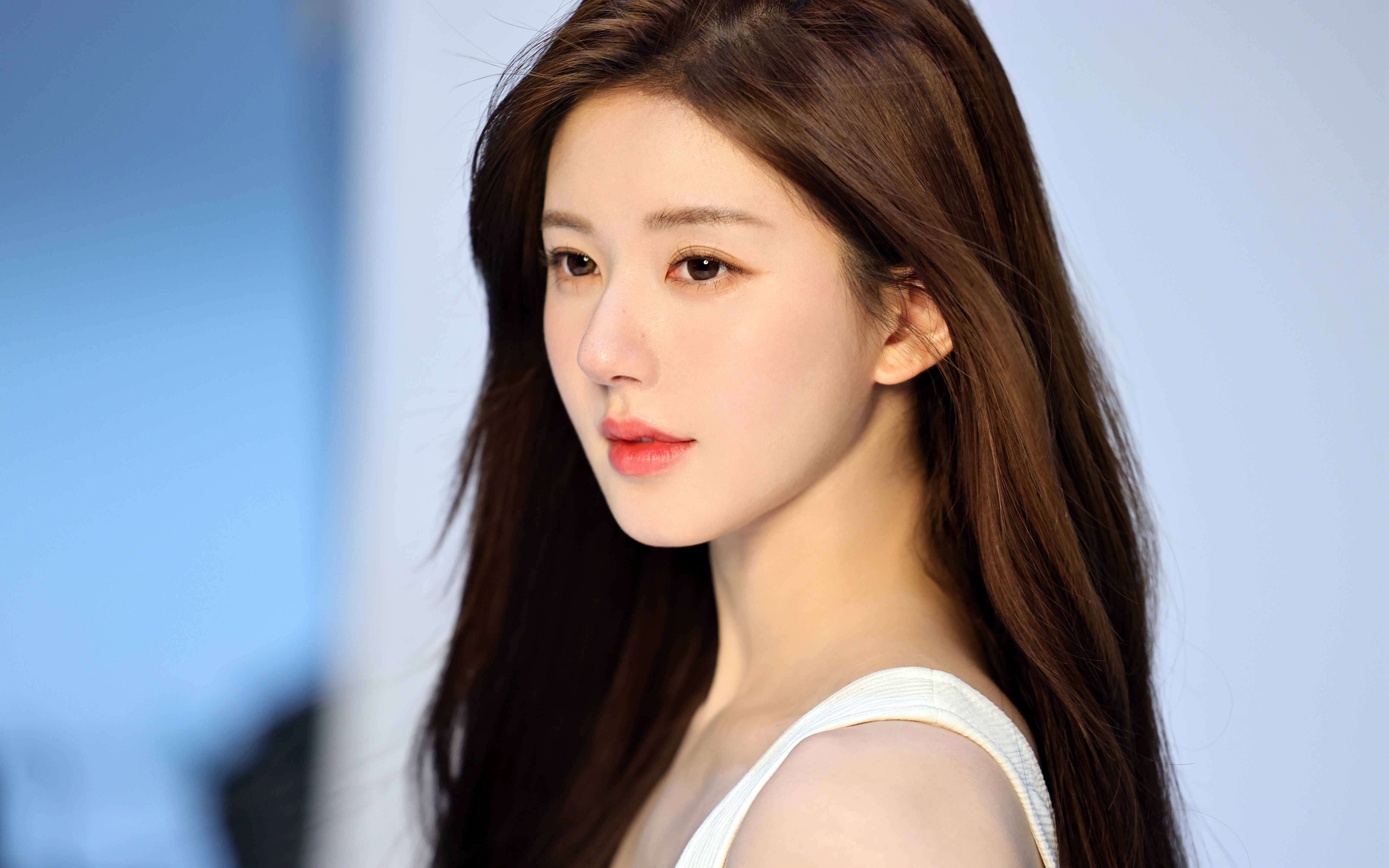 青春靓丽长发美女养眼5K