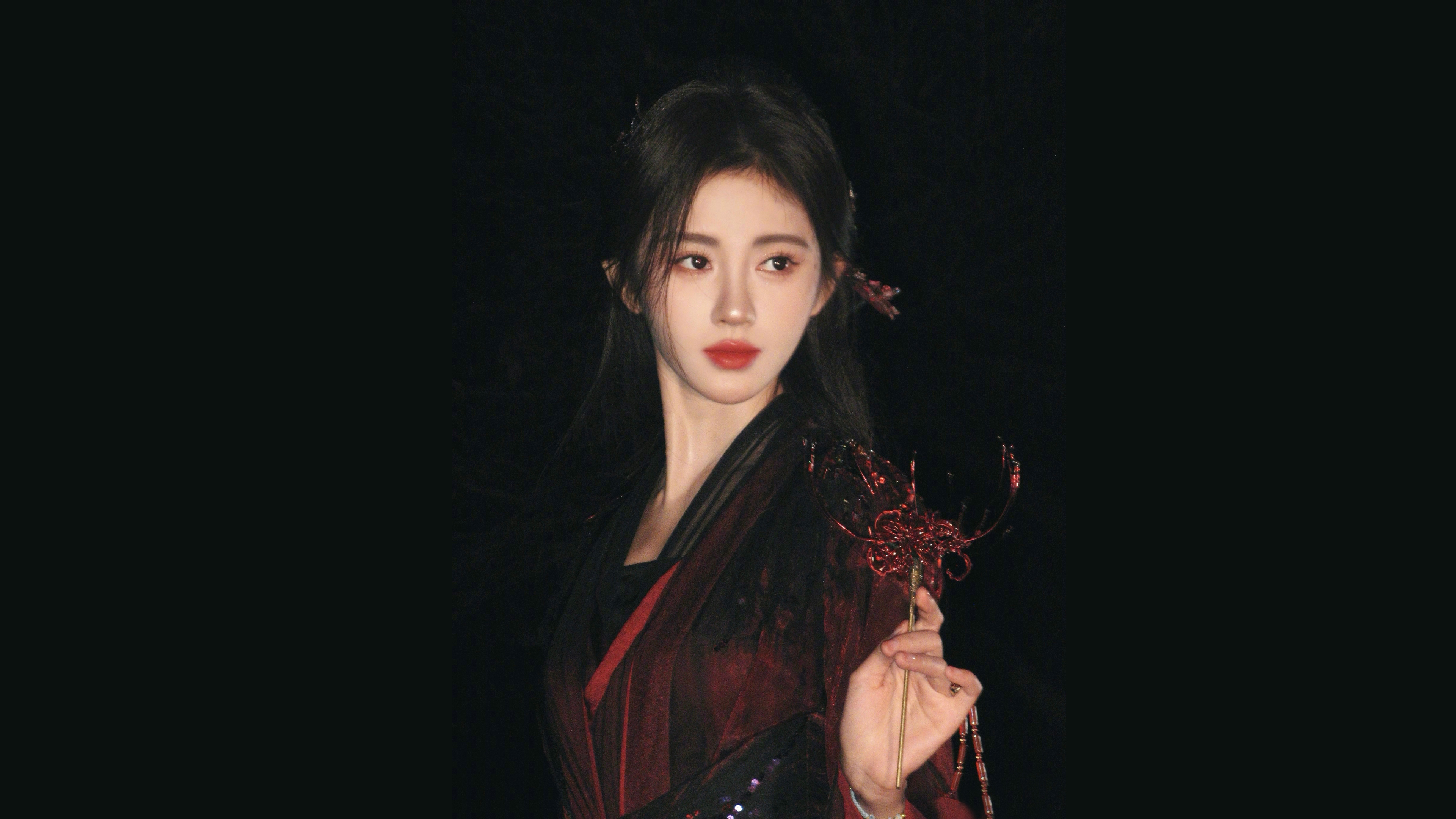 鞠婧祎 古装 头簪 4K美
