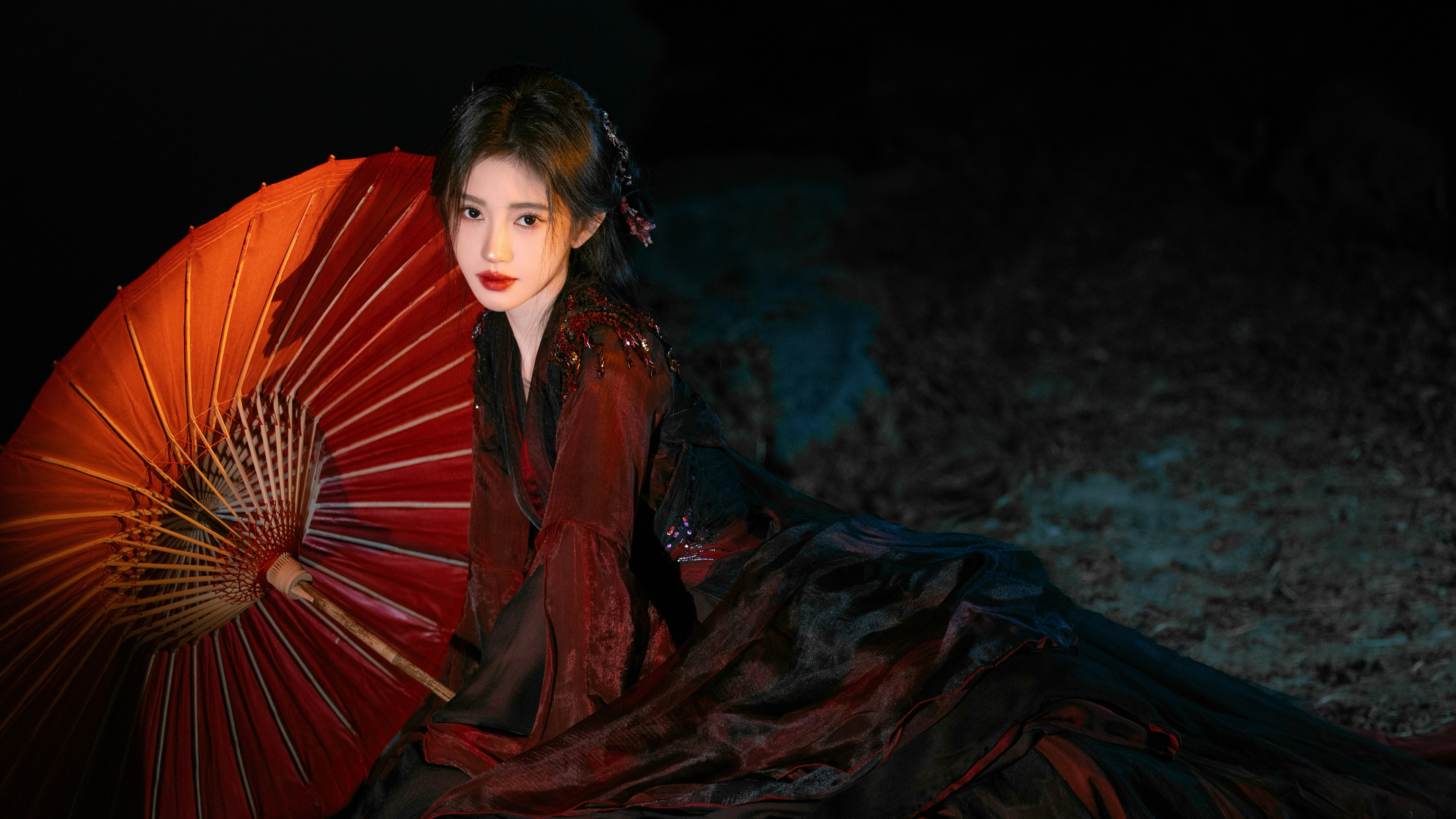 鞠婧祎《落》古风 黑红