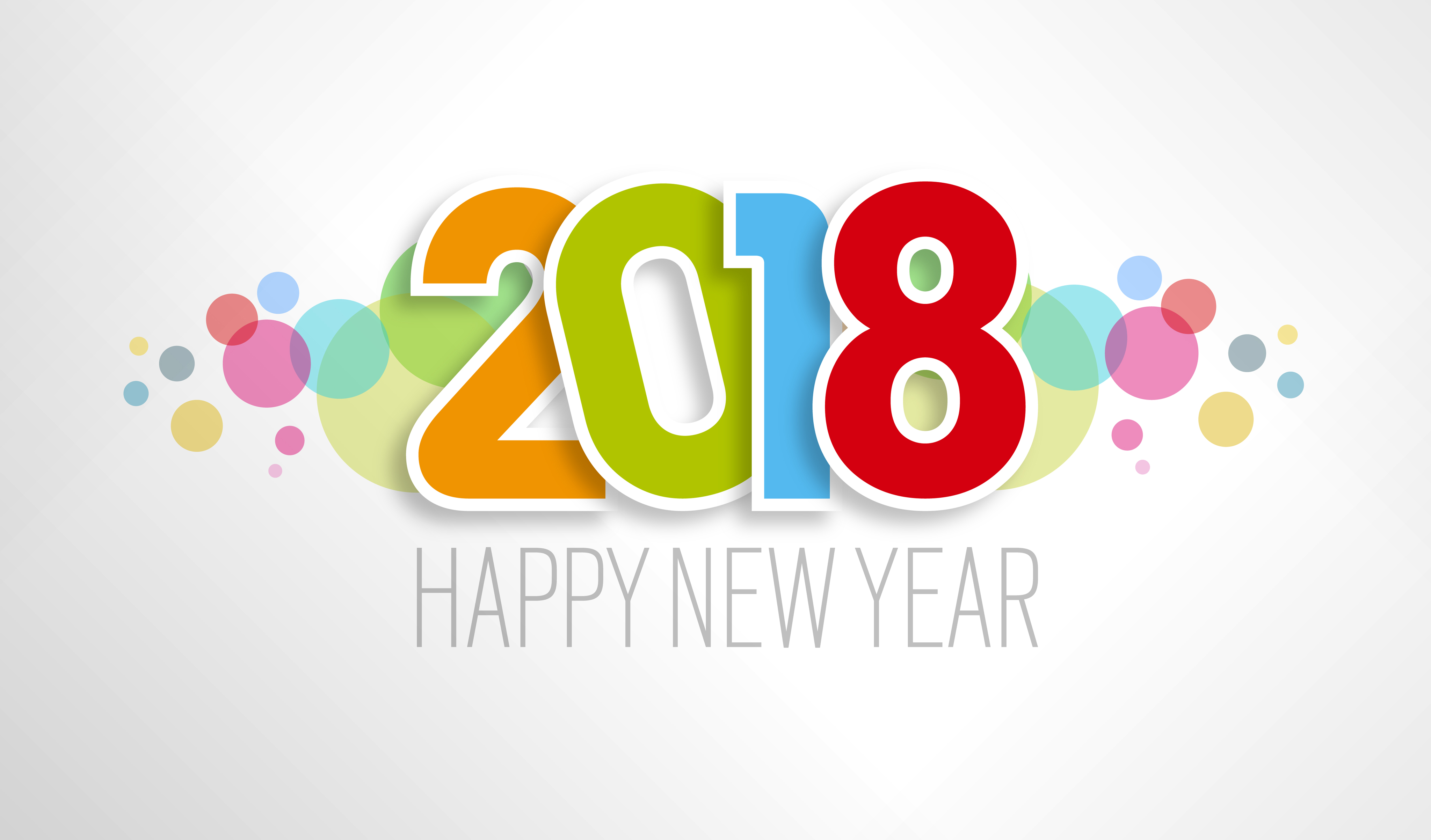 2018个性艺术字4k壁纸