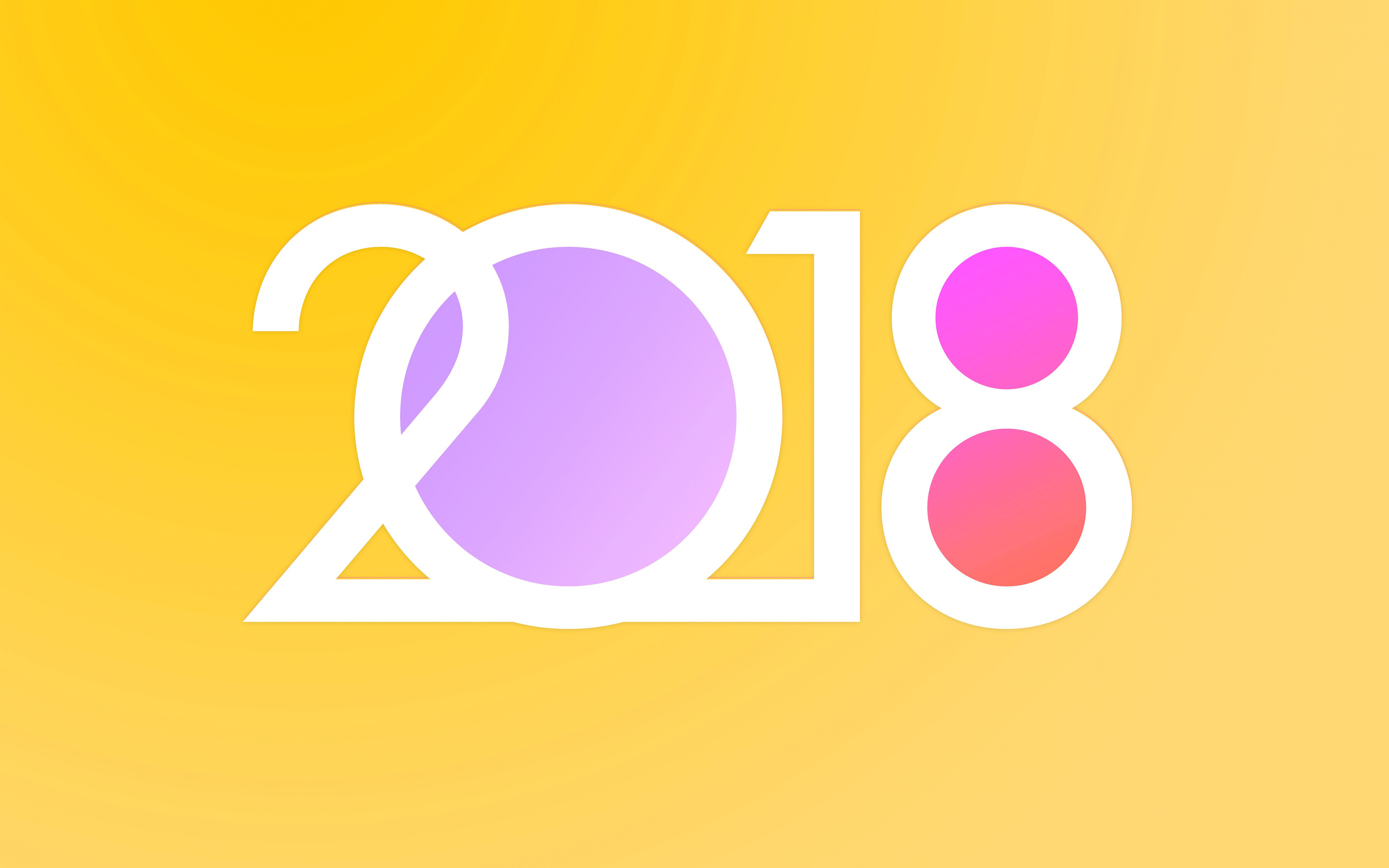 2018创意数字设计4k壁纸_17364