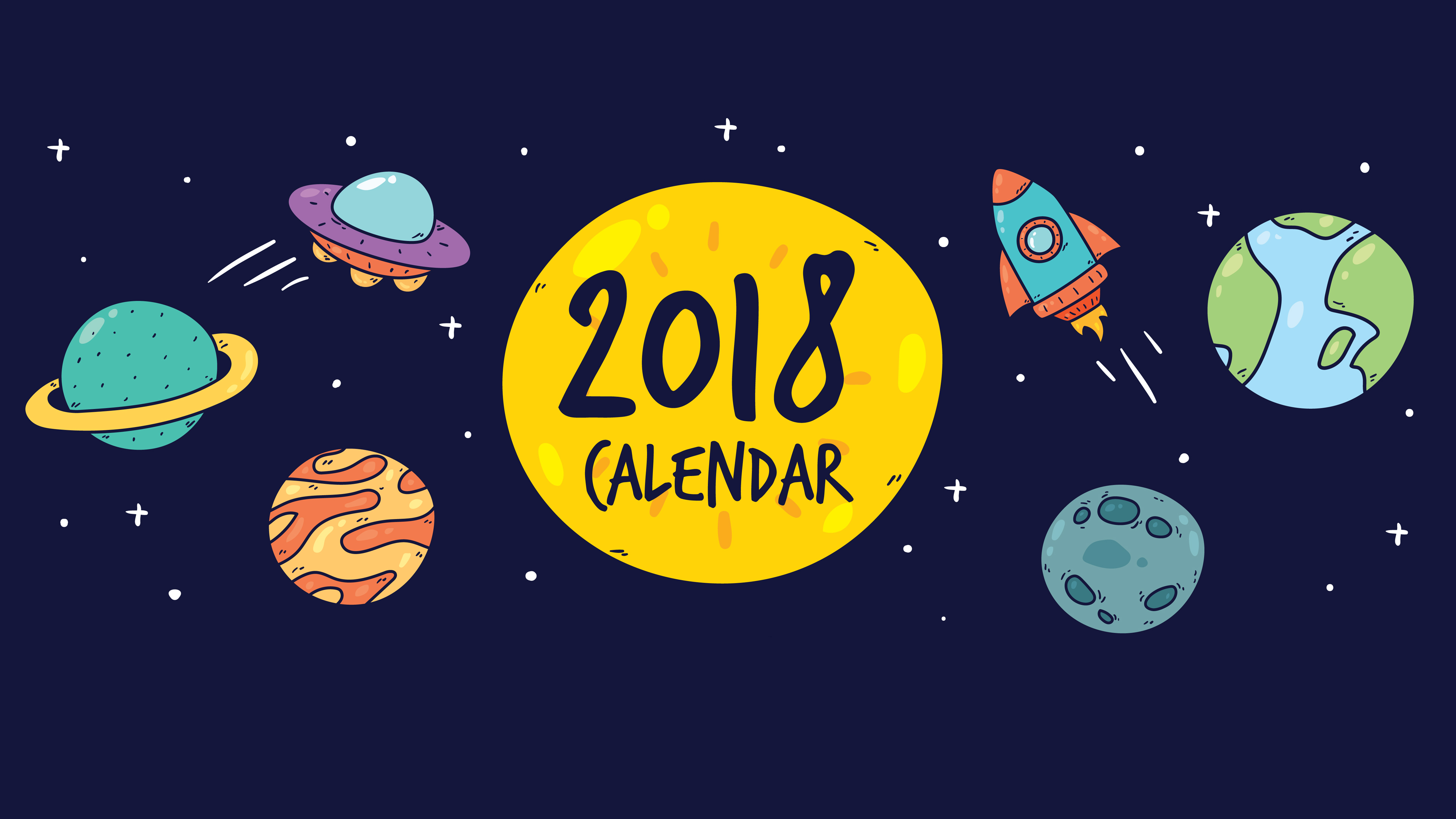 2018宇宙元素4k图片壁纸