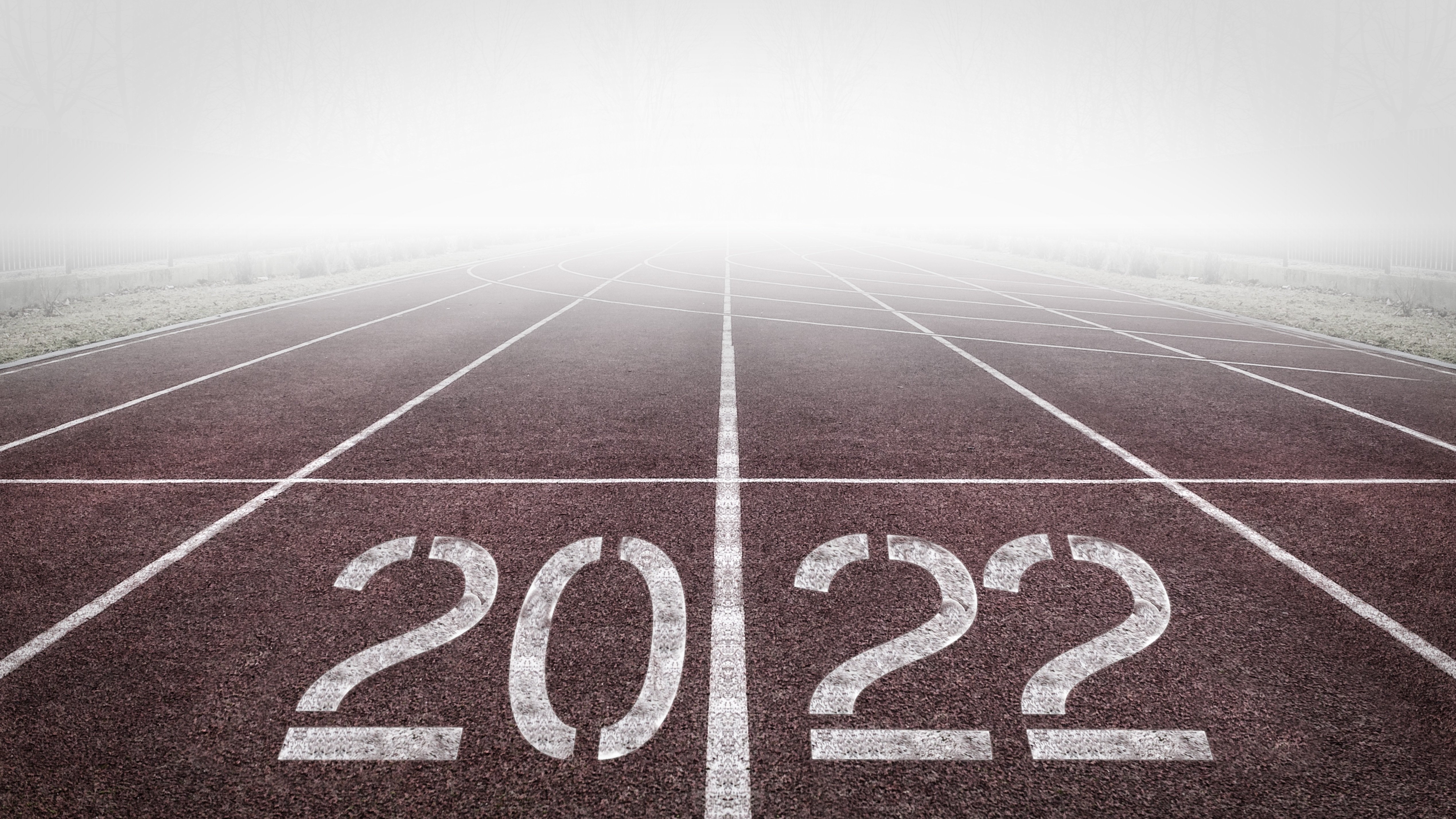 2022新年起跑线5k壁纸图