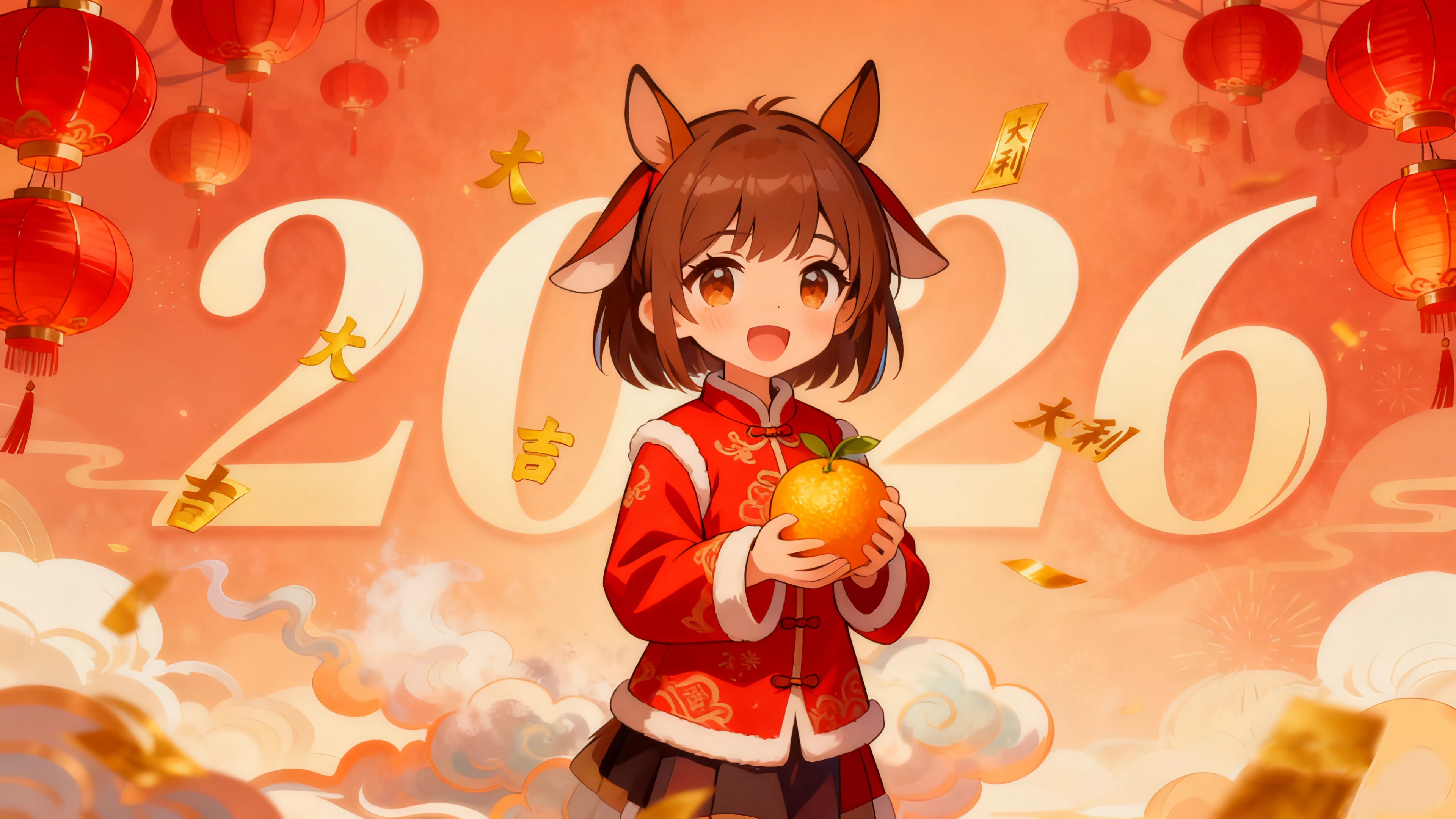 2026大吉大利 新年女孩