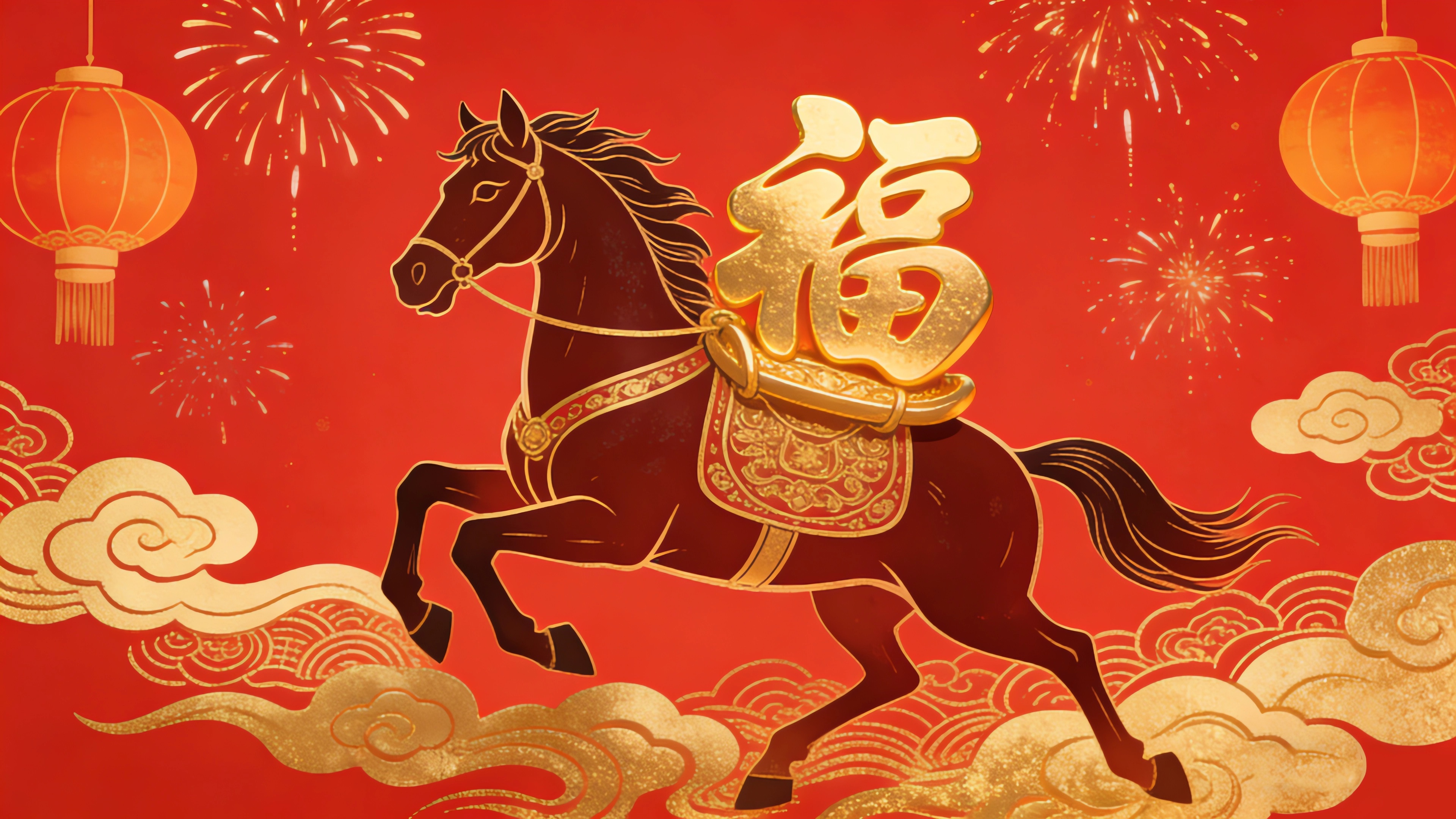 2026马上有福4K壁纸