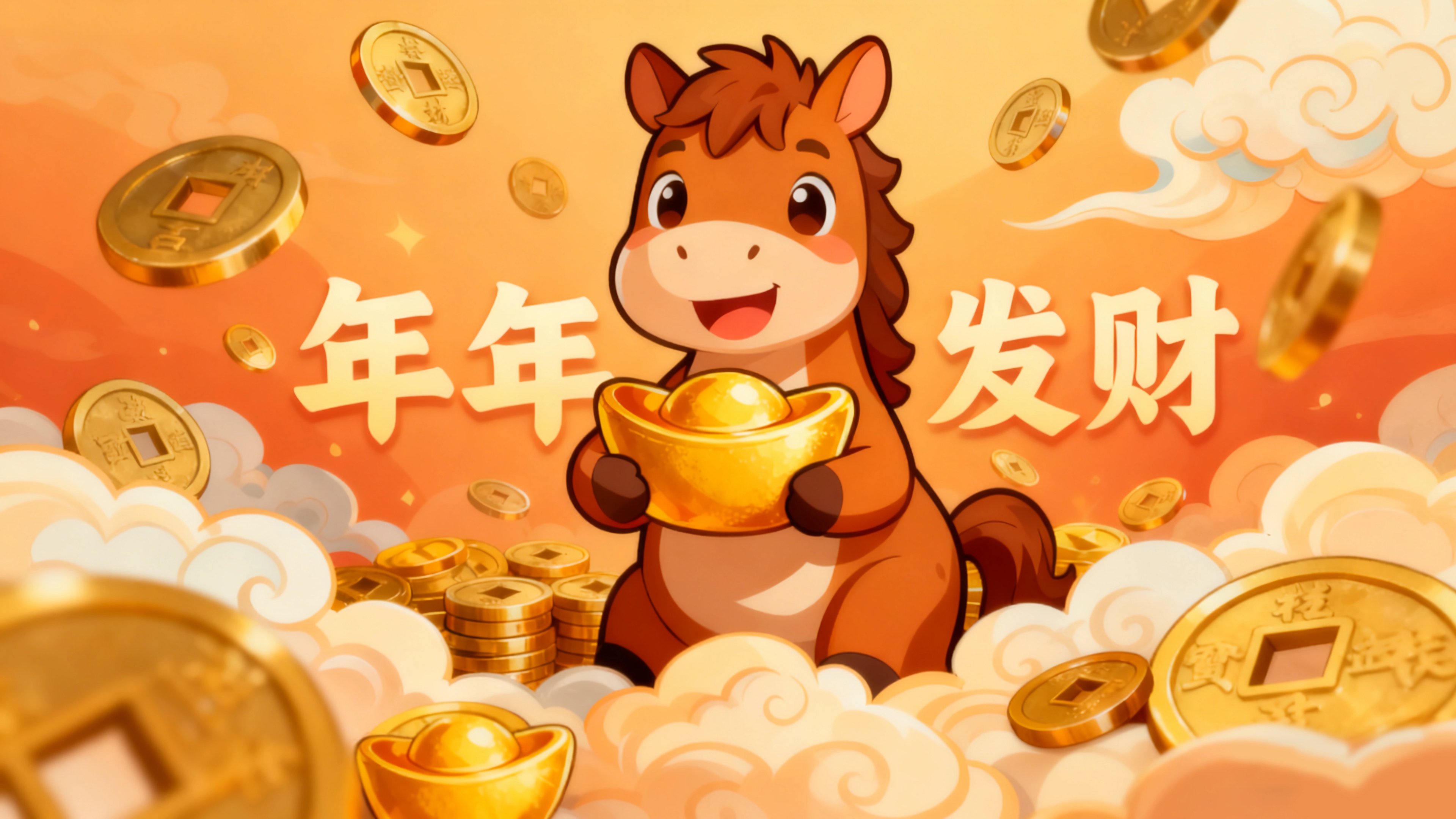 2026马年 年年发财 元宝