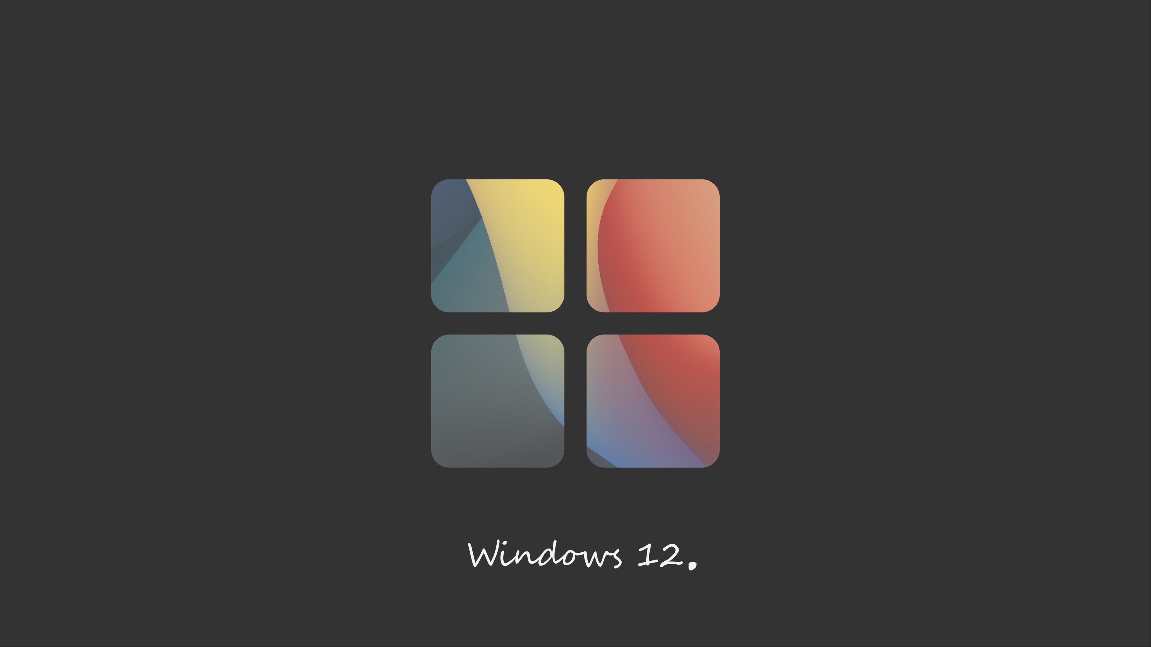 windows12 壁纸 4k 概念