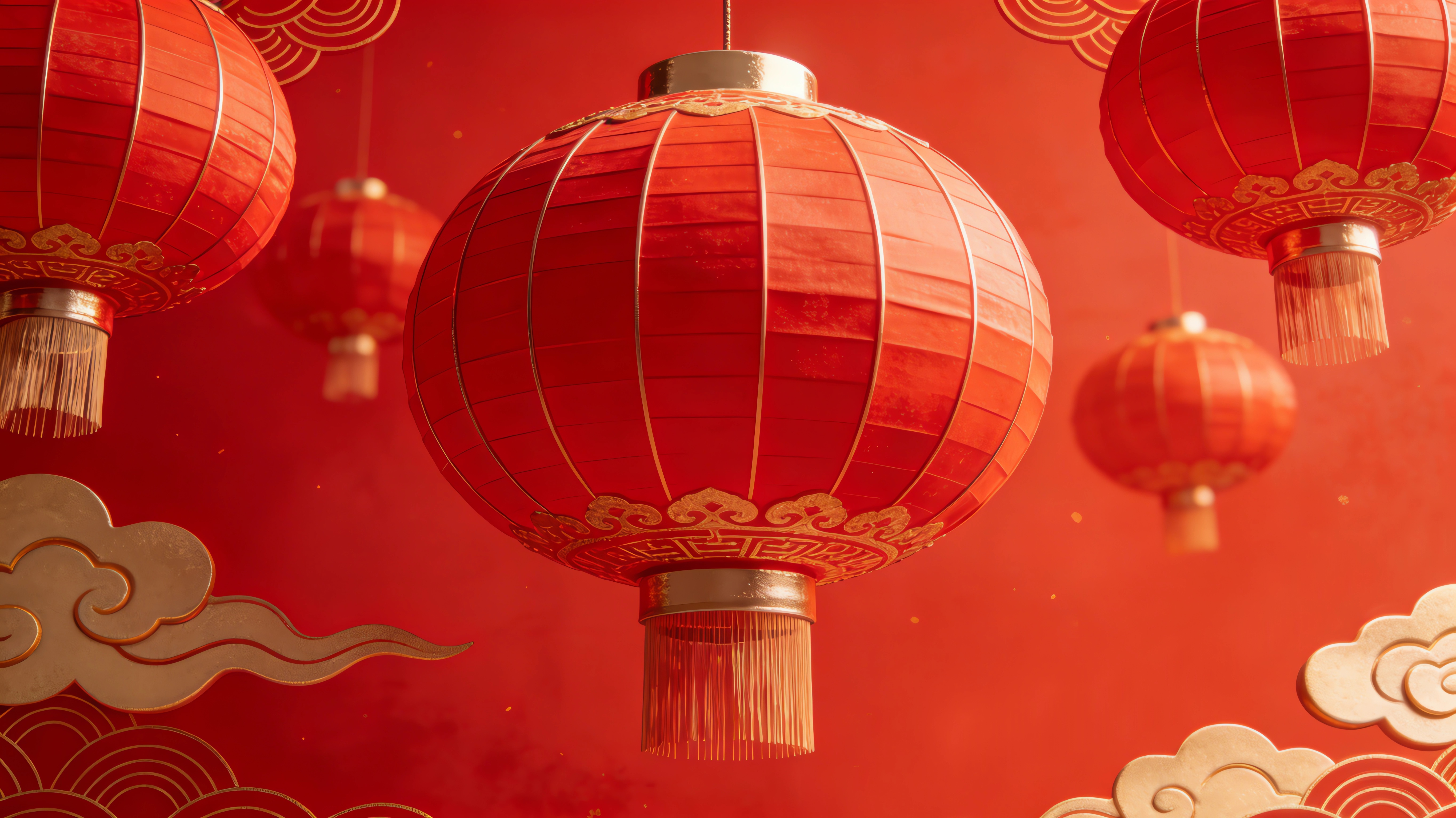 灯笼高清图片素材 红色