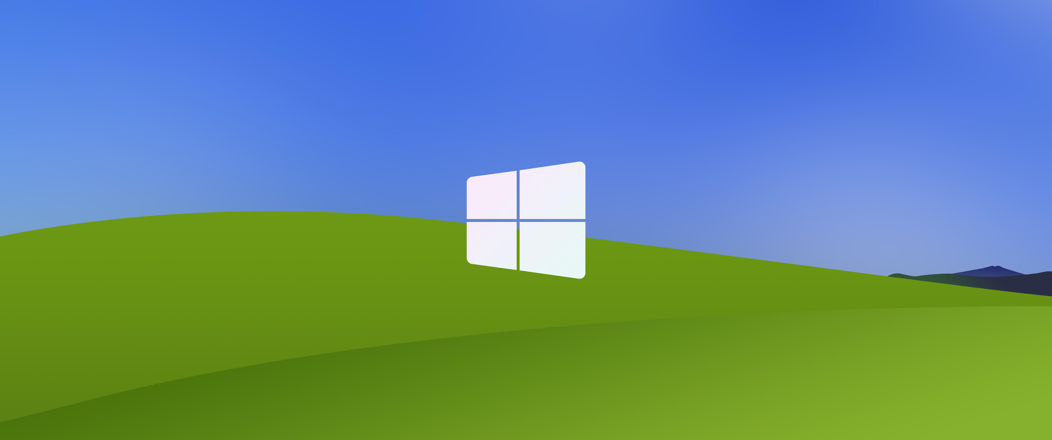 简约蓝天白云 Windows X