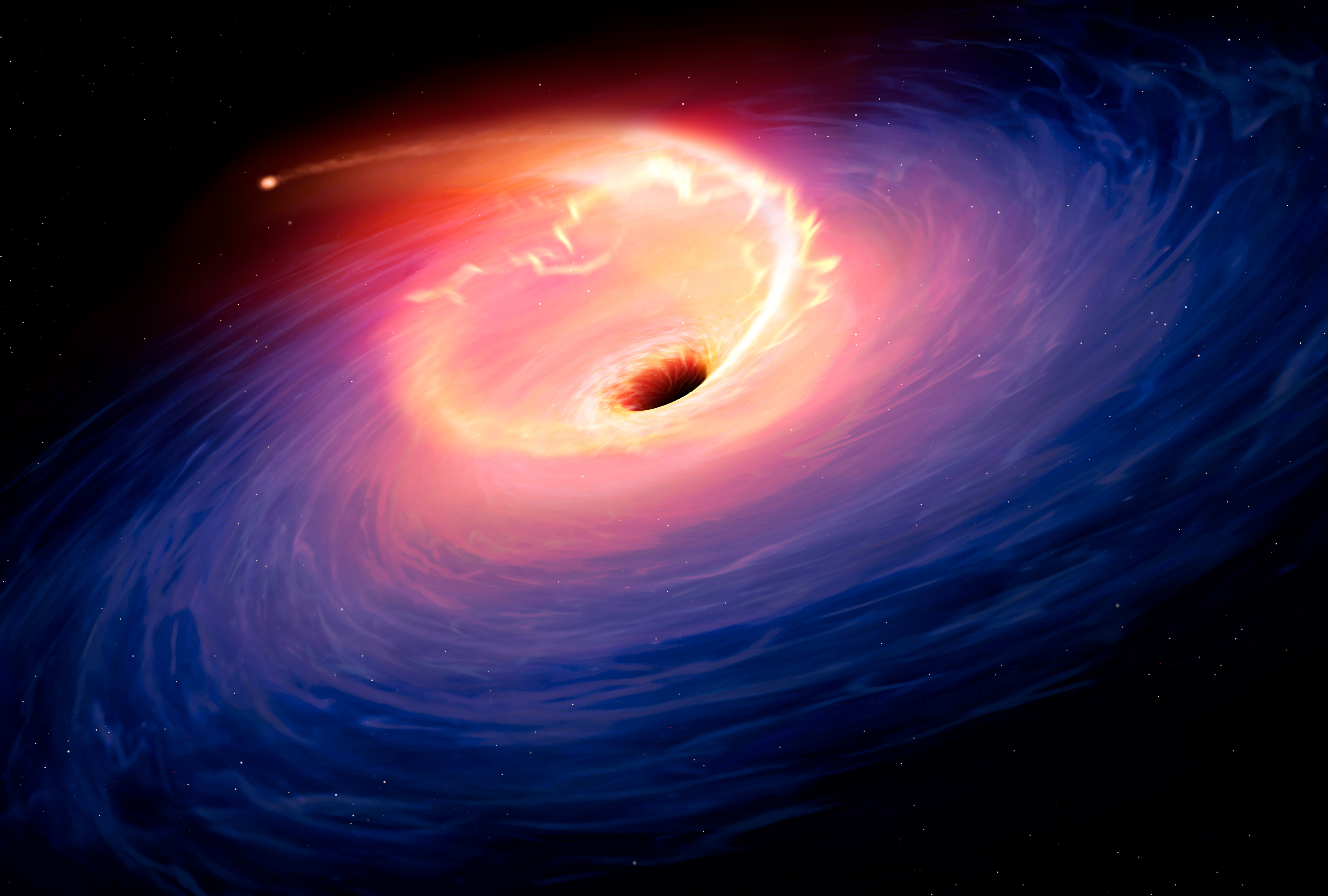黑洞 星系 仙女座 太空