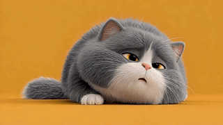 软萌圆滚滚猫咪