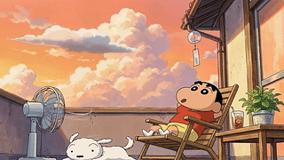 夏日悠闲傍晚时光