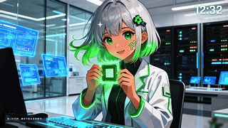 硅基娘·实验室【昼夜渐变·芯片光效自定义·点击换日志】