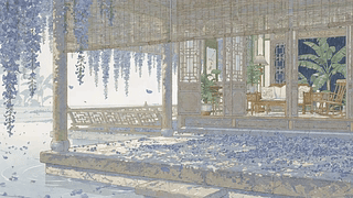 洁白古风建筑