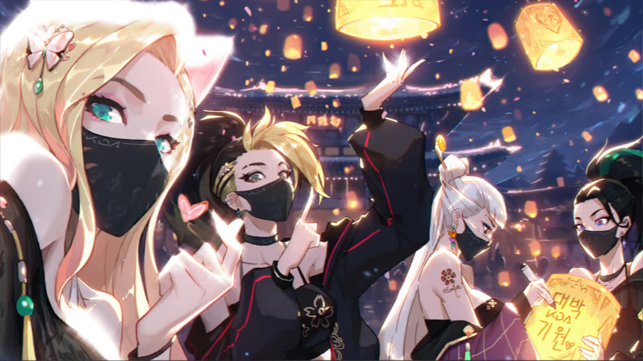 《英雄联盟》KDA阿狸×阿卡丽×伊芙琳/kda ahri akali evelynn