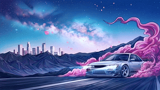 日产Silvia 摇滚明星横幅