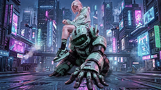 C001 女孩 赛博朋克