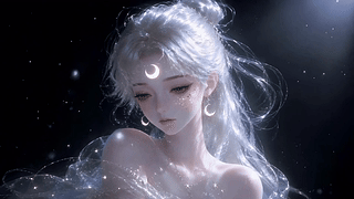 银月清辉梦幻少女
