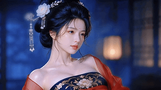 电影感唐风美女