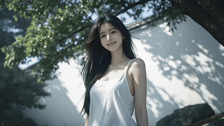 林间少女