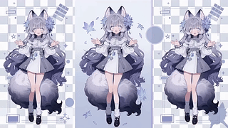 软萌狐耳少女萌舞