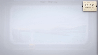 雪国列车·窗景【擦亮车窗·窗外雪原飞驰·音乐暖光】