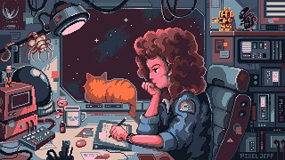 在太空中，没人能打扰你 放松 – Ellen Ripley (Alien) Lo-Fi