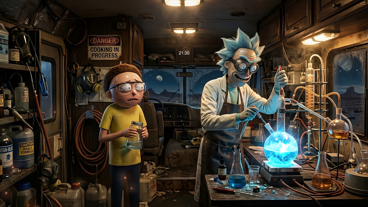 Rick n Morty Breaking bad
