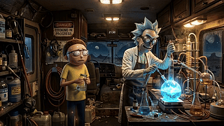 Rick n Morty Breaking bad