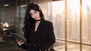 开单女王·暖光半身