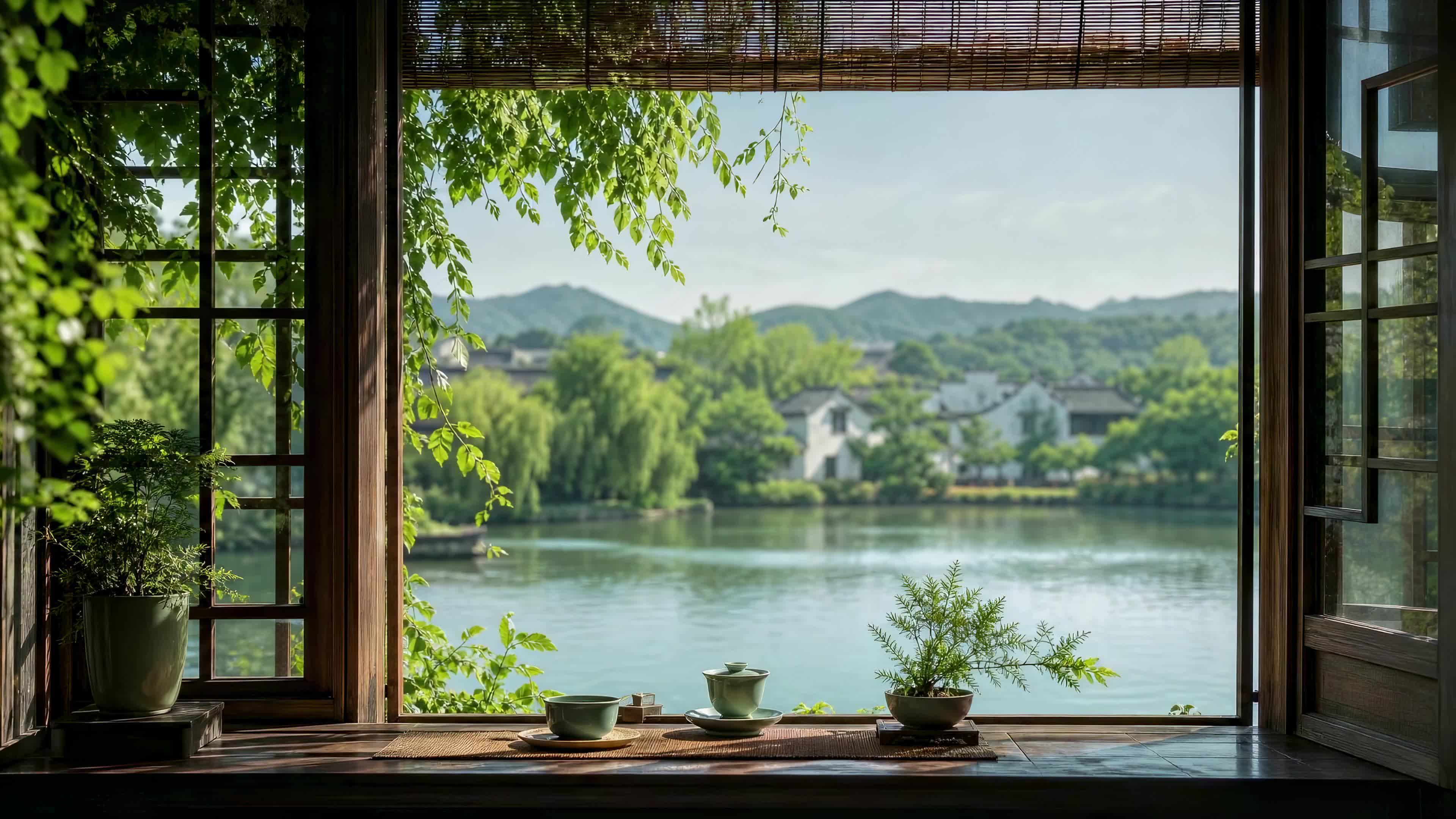 湖景窗棂
