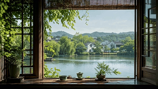 湖景窗棂