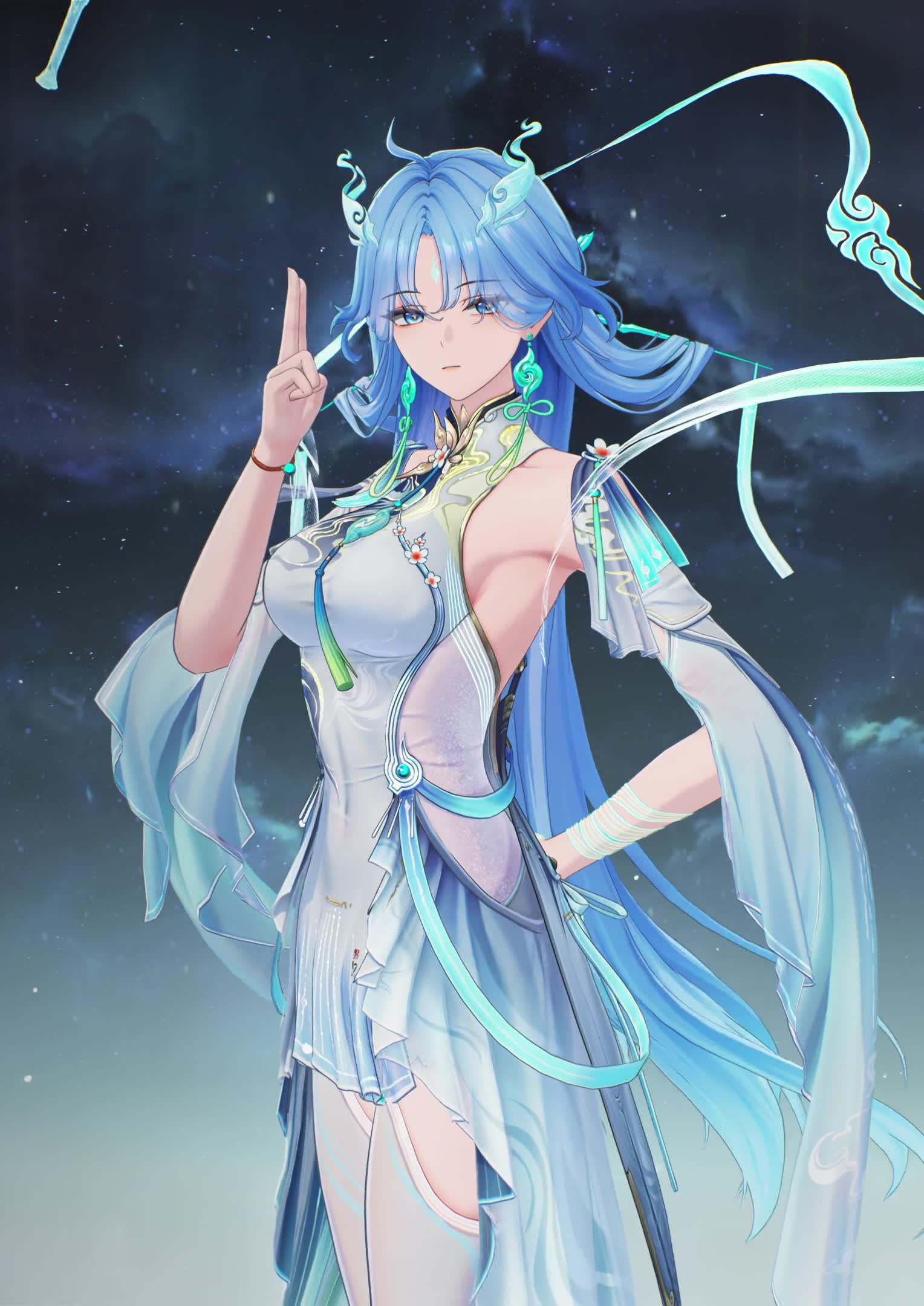 [Mobile] Wuthering Waves Qingxiao 鳴潮 清宵 角色介面 4K