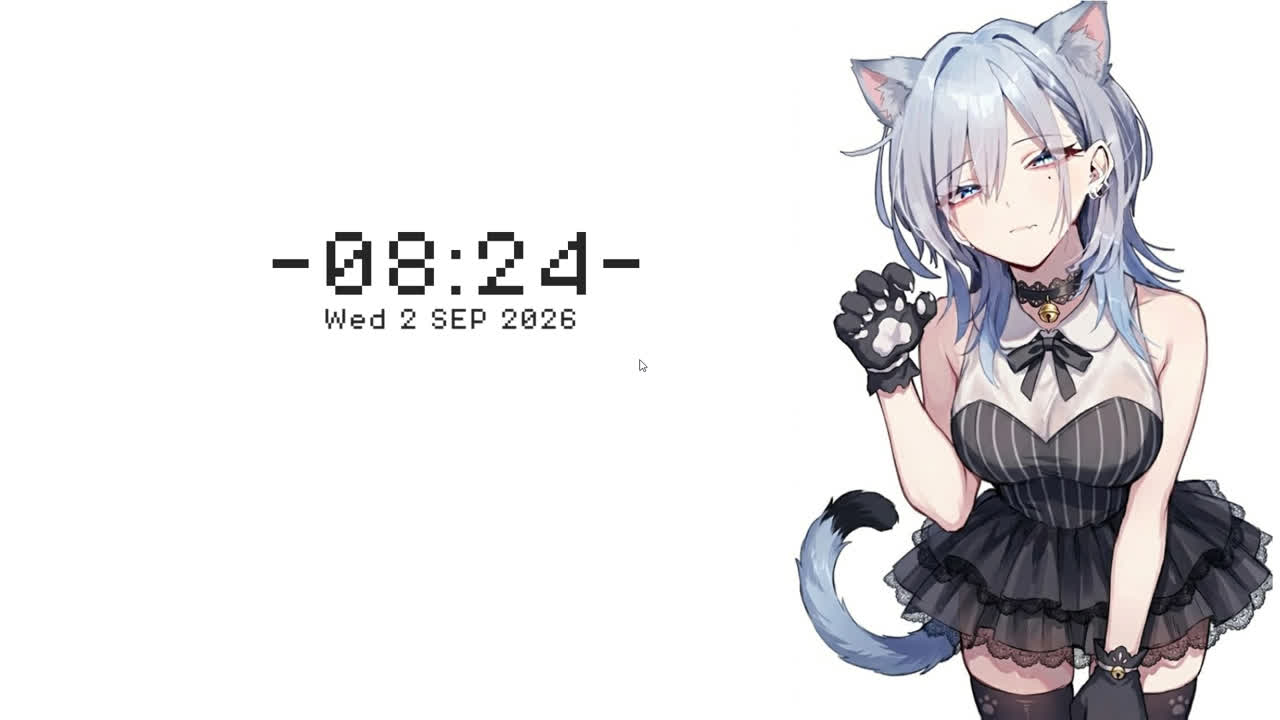 猫娘 Haimiya Mio | 白色 4K